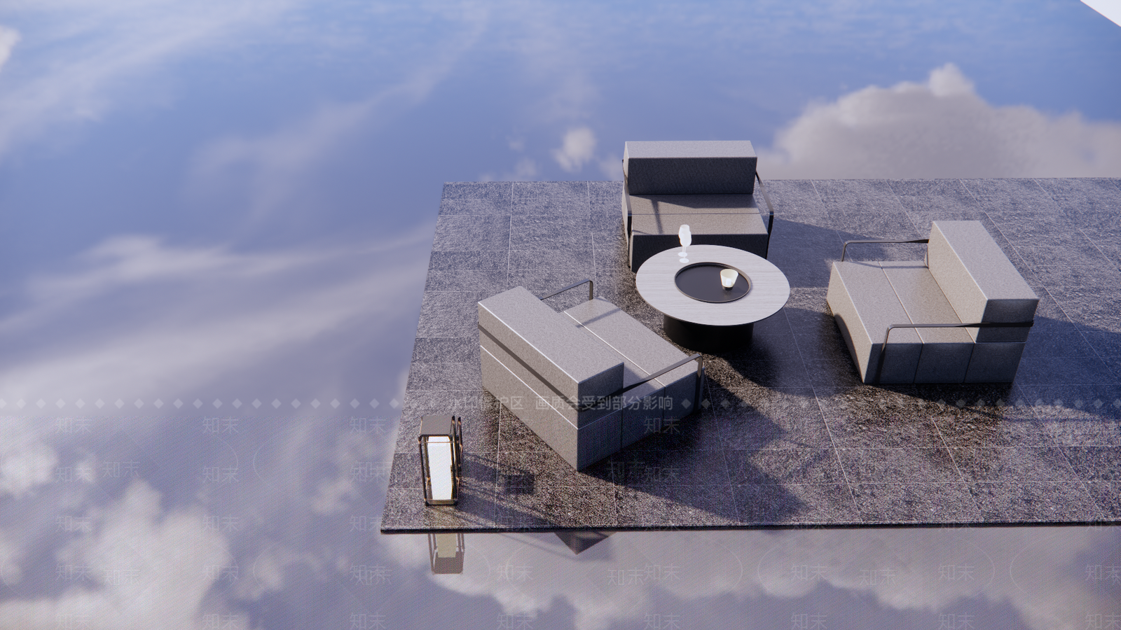 现代单人沙发SU模型下载【ID:1191175163】