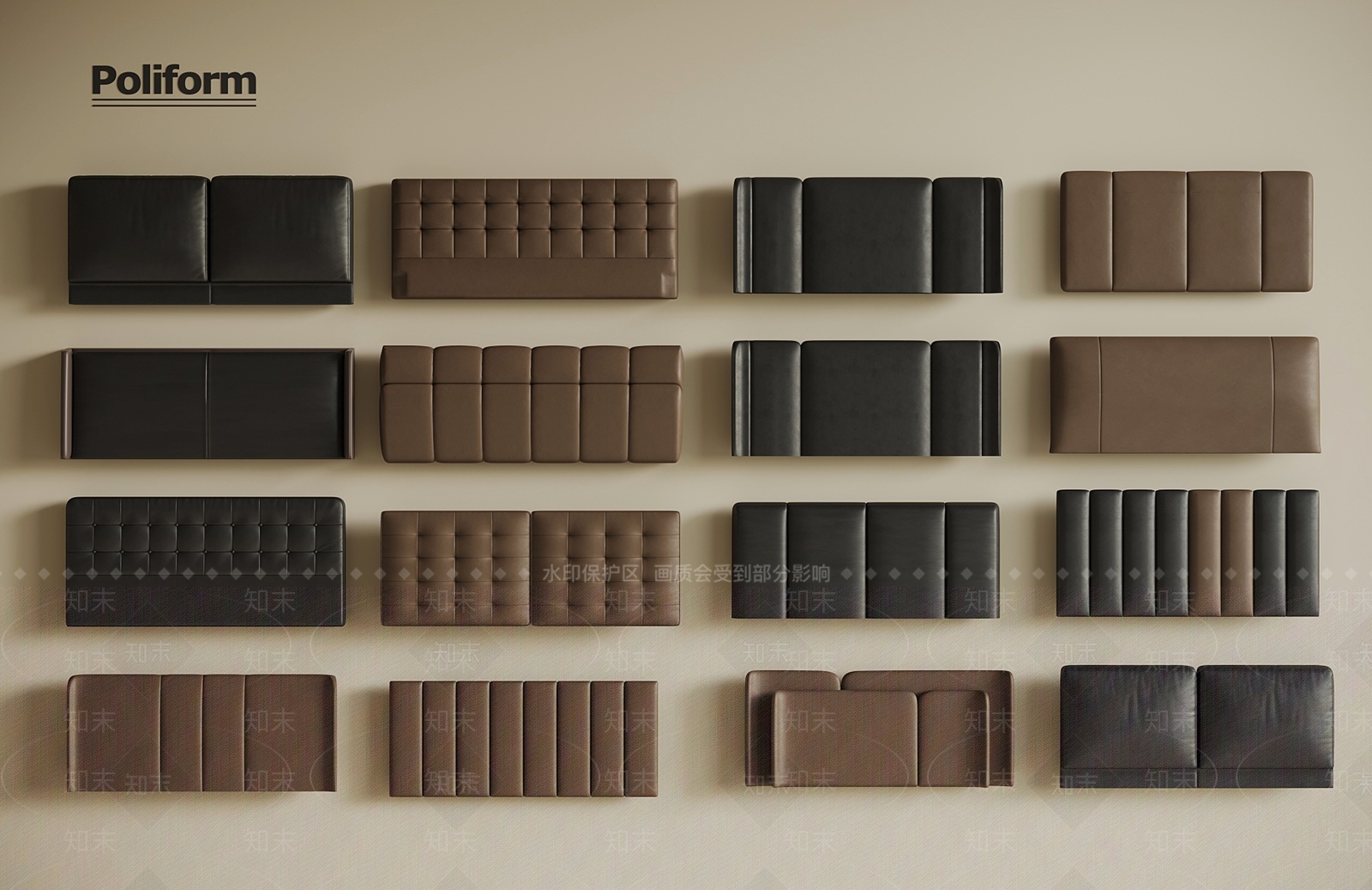 意式软包3D模型下载【ID:1191178576】