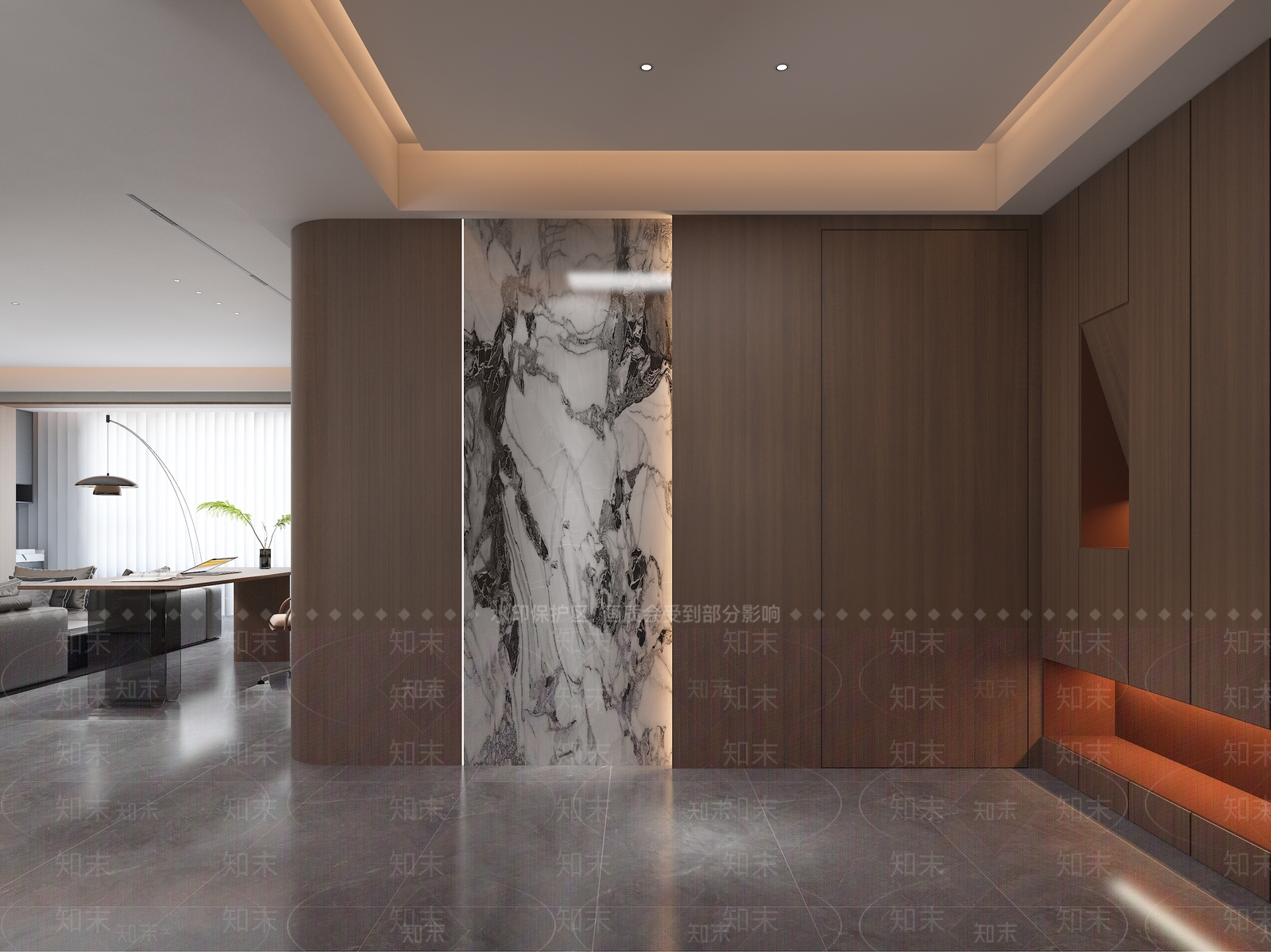 现代家居客厅3D模型下载【ID:1221534324】