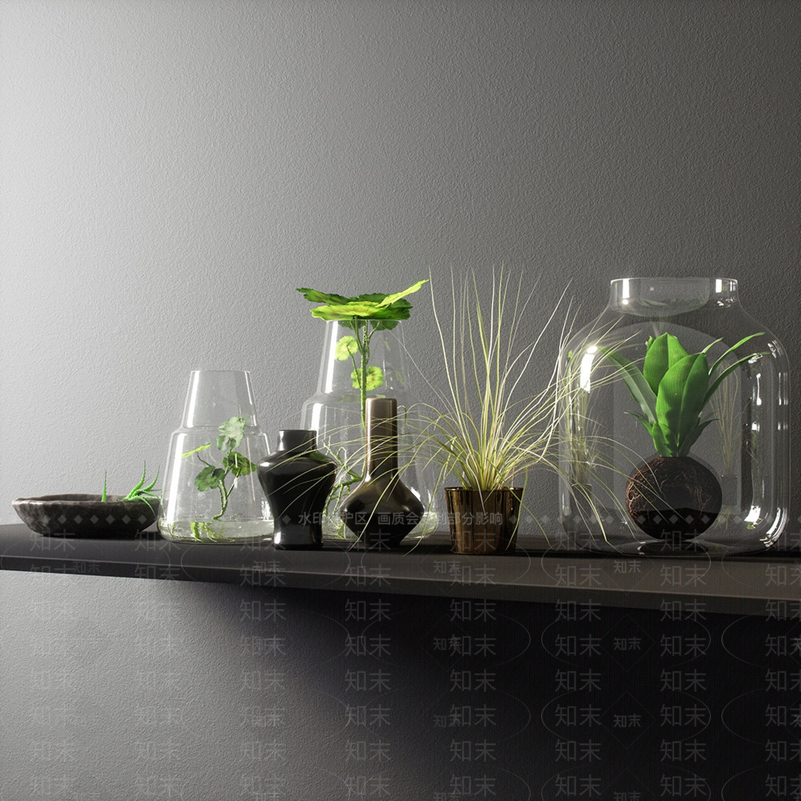 盆栽3D模型下载【ID:1191182222】