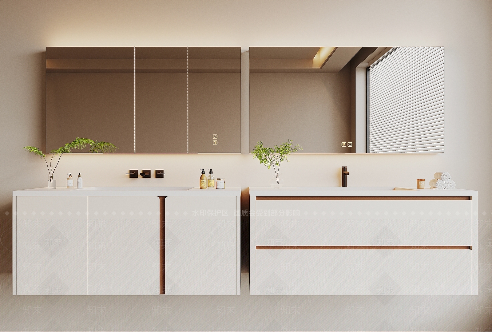 浴室柜3D模型下载【ID:1191183271】