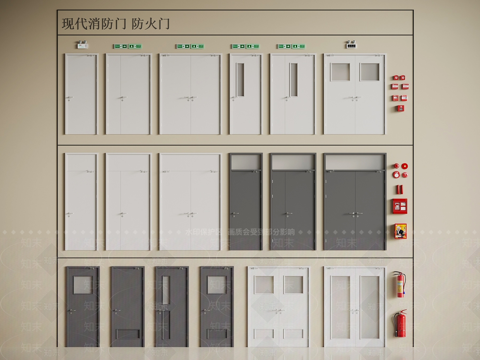 现代其他门SU模型下载【ID:1191186387】