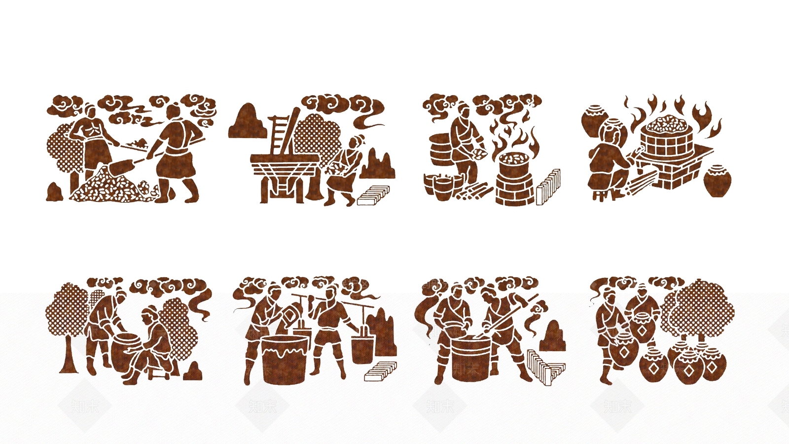 新中式中式景观雕塑3D模型下载【ID:1191186479】