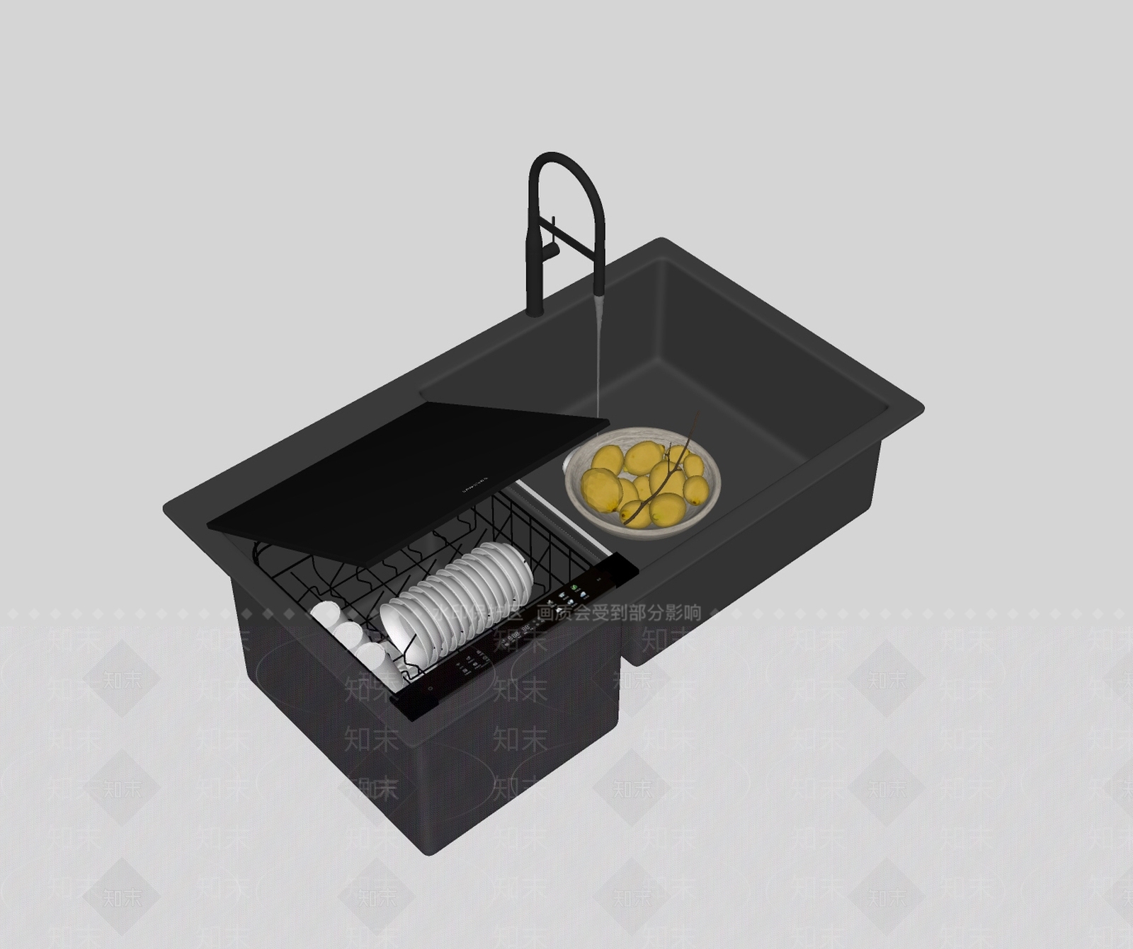 厨房用品组合SU模型下载【ID:1191186969】