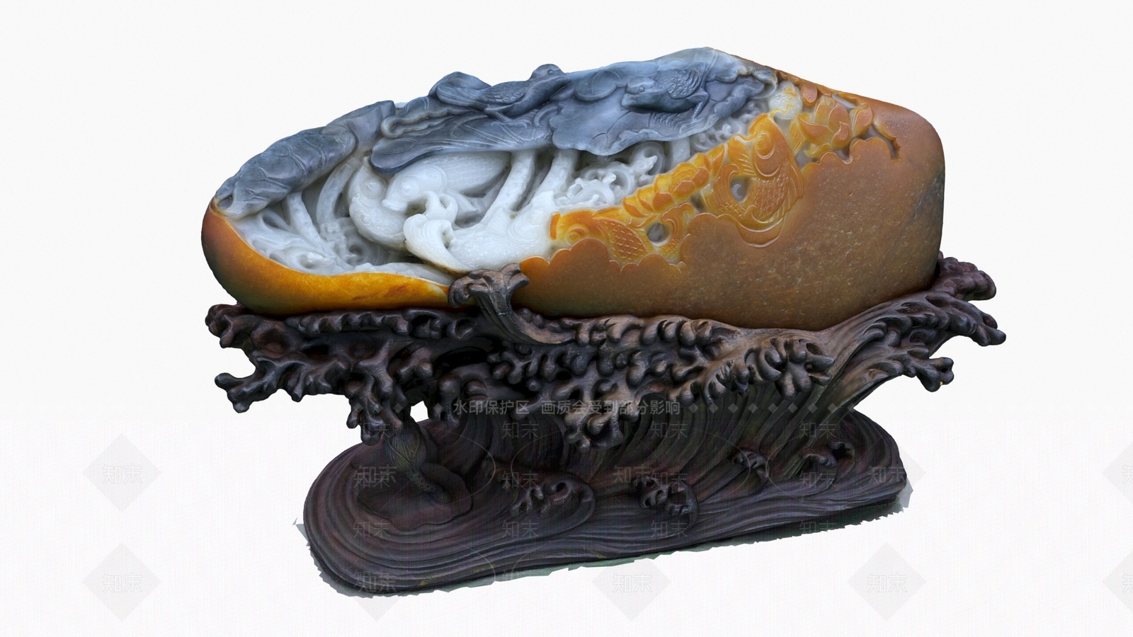现代景观雕塑3D模型下载【ID:1191194171】