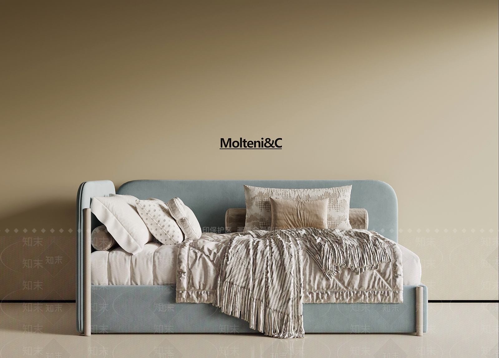 现代儿童床3D模型下载【ID:1191194600】