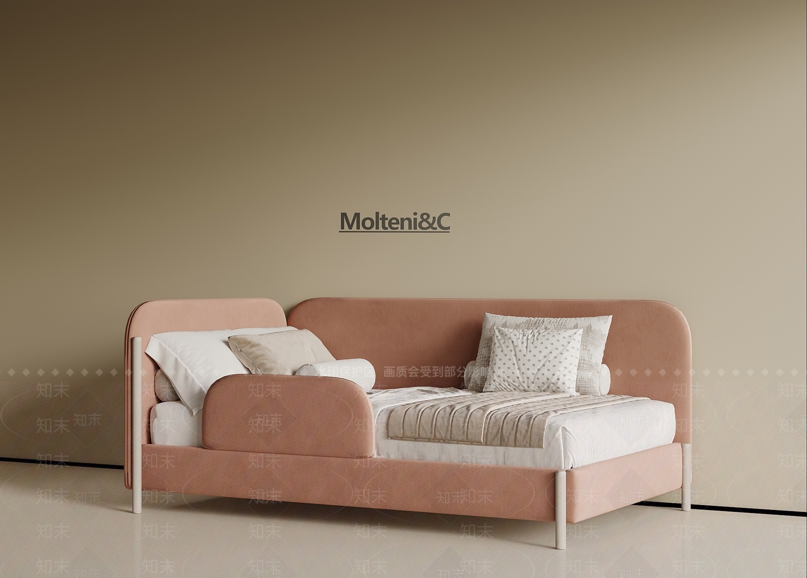 现代儿童床3D模型下载【ID:1191194744】