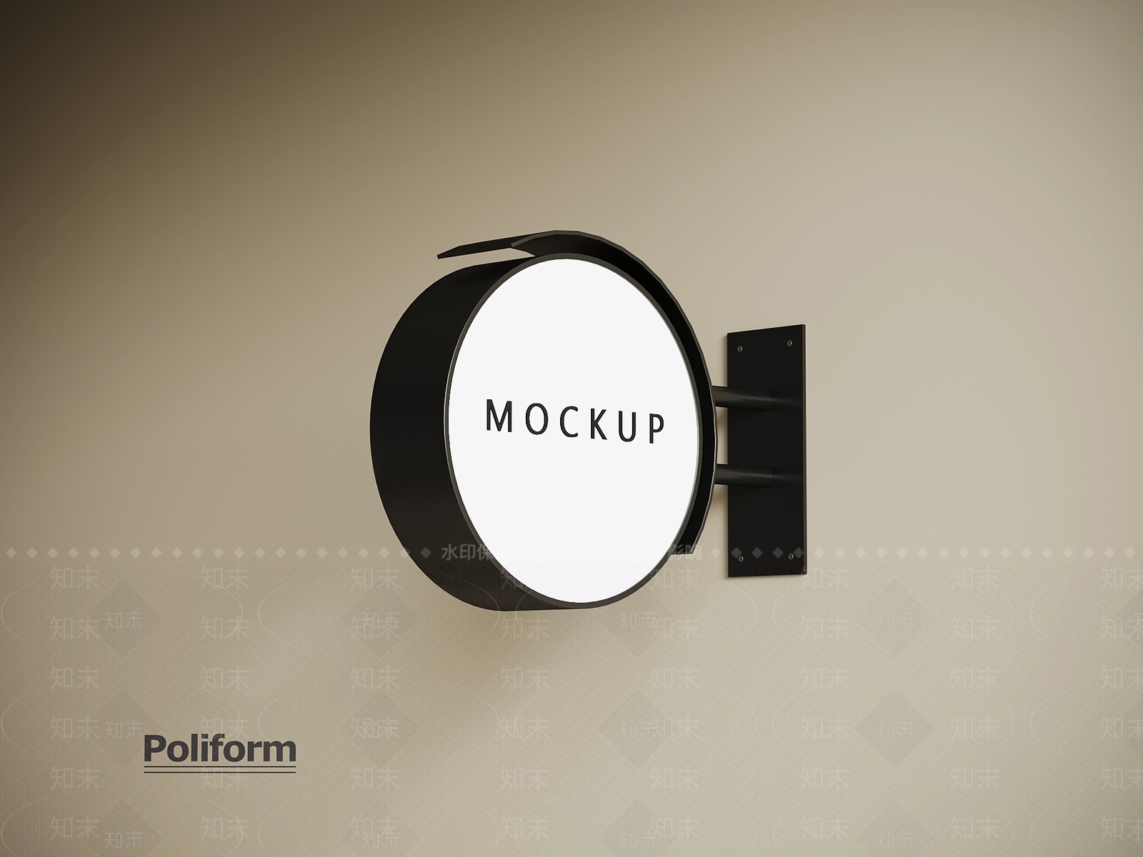 现代广告牌3D模型下载【ID:1191196046】