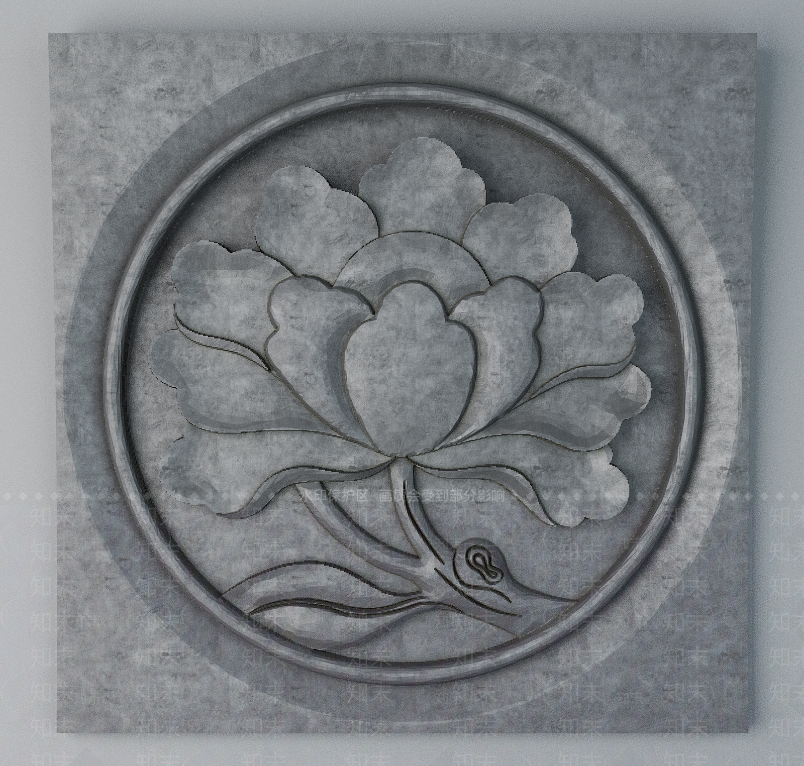 中式雕花3D模型下载【ID:1191199124】