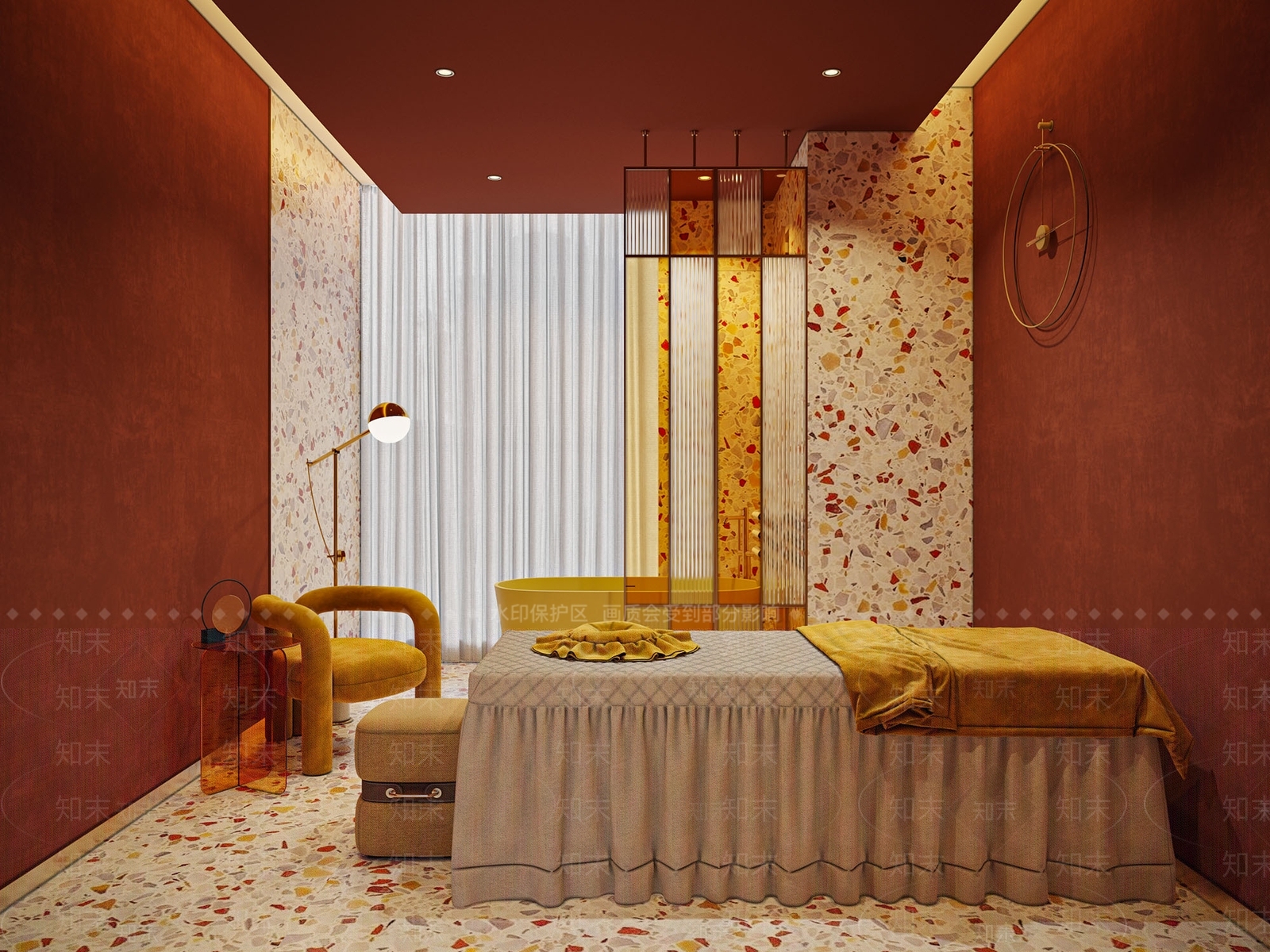 现代极简美容院3D模型下载【ID:1191204296】