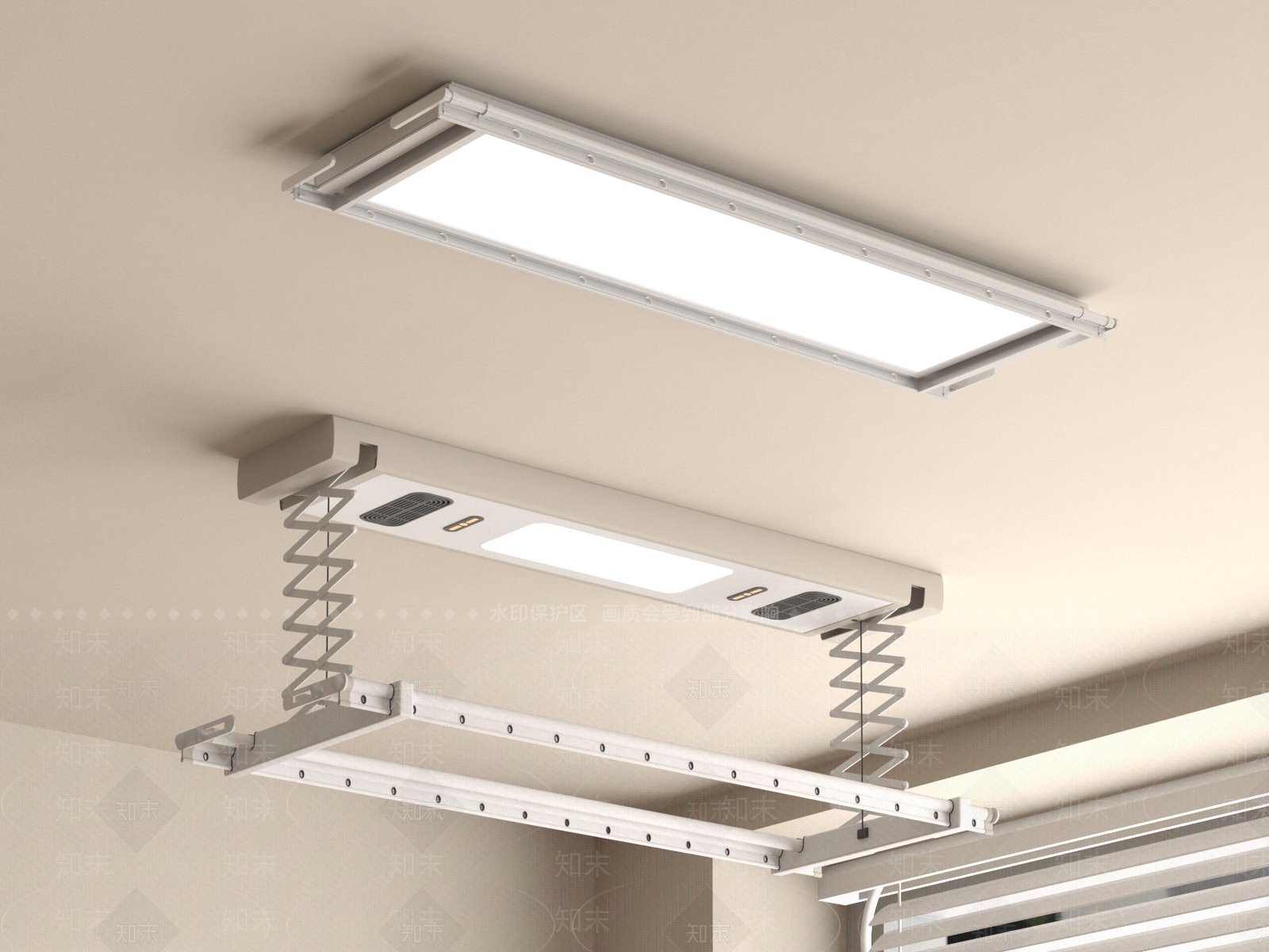 晾衣架SU模型下载【ID:1191204944】