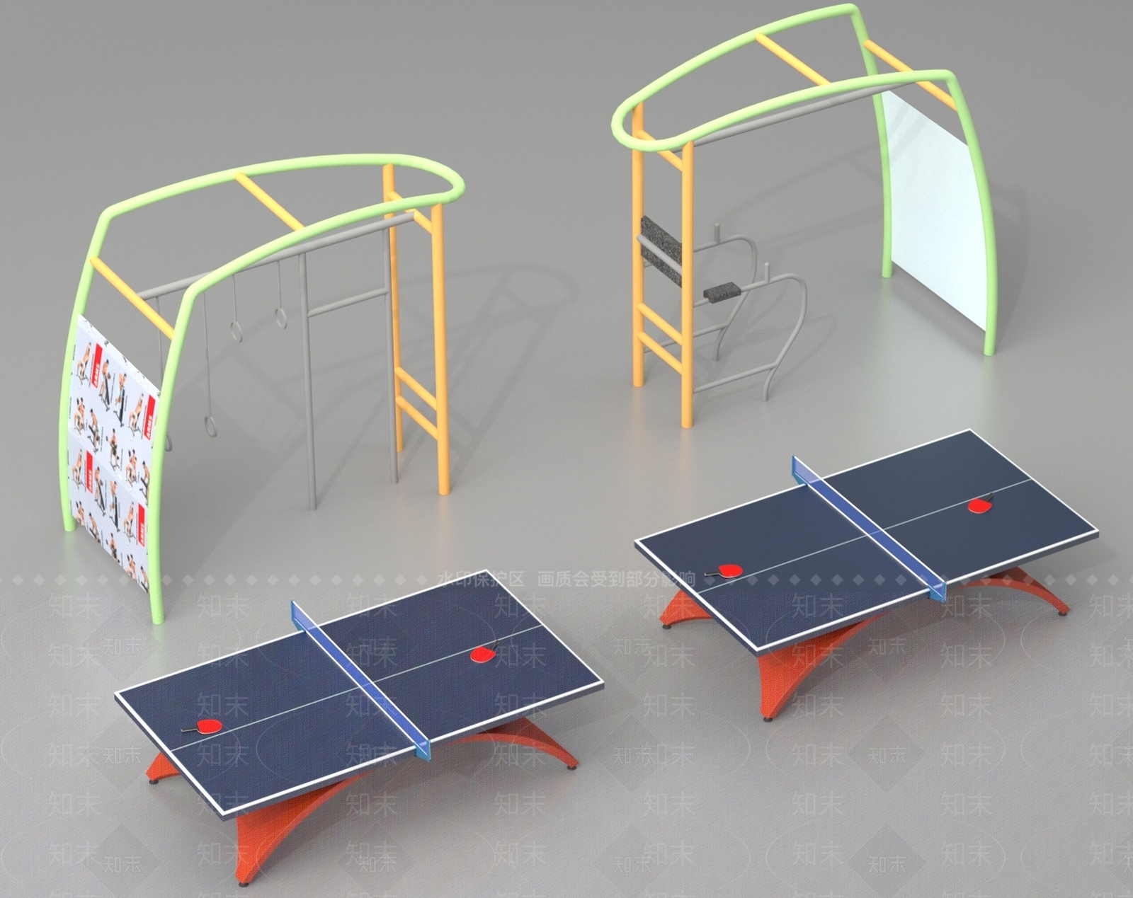 运动器材3D模型下载【ID:1191205367】