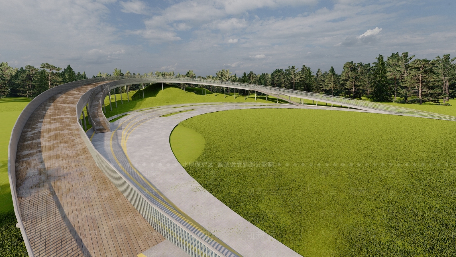 现代其他景观小建筑SU模型下载【ID:1191210783】