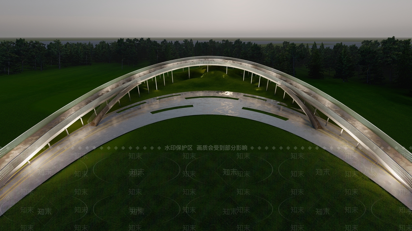 现代其他景观小建筑SU模型下载【ID:1191210783】