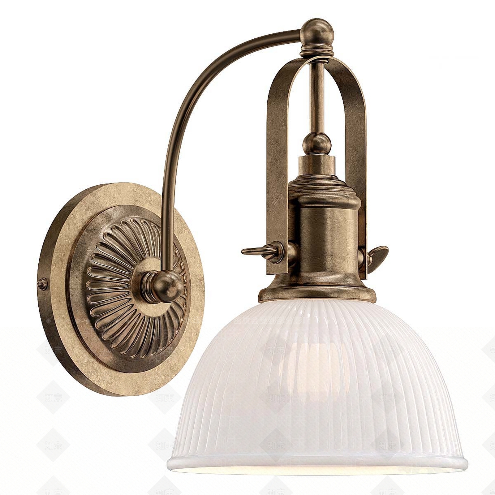 美式欧式壁灯SU模型下载【ID:1191212443】