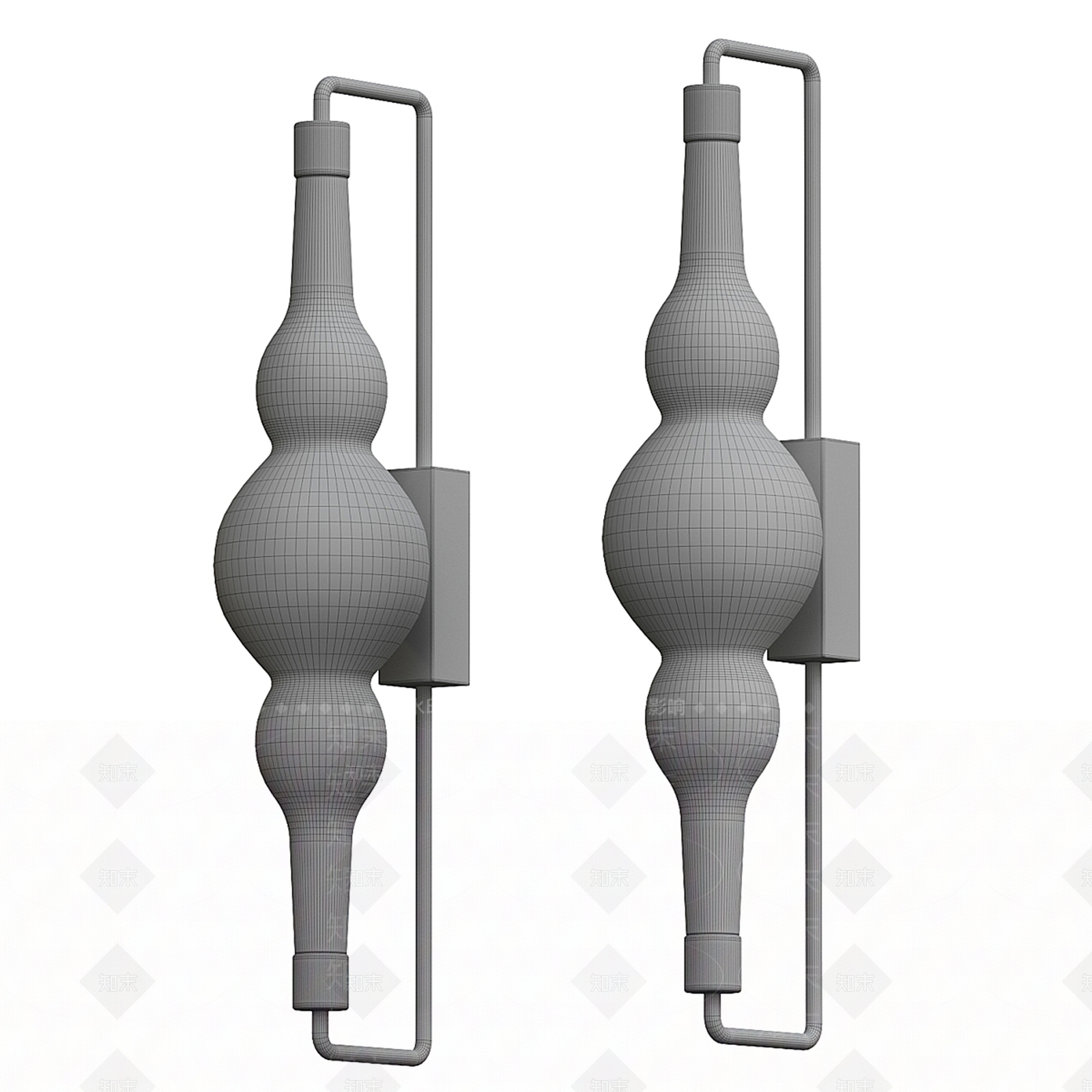 现代轻奢壁灯3D模型下载【ID:1191213113】
