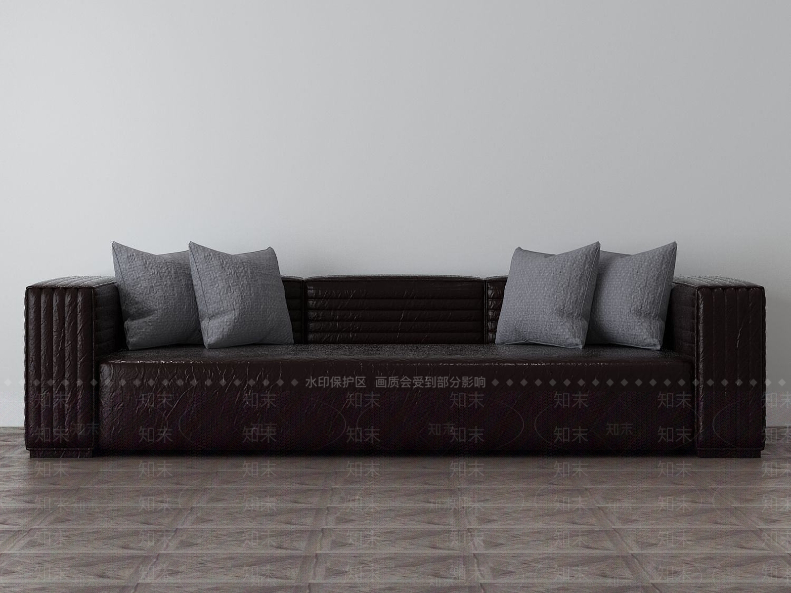 现代家具饰品组合沙发3D模型下载【ID:1191216452】