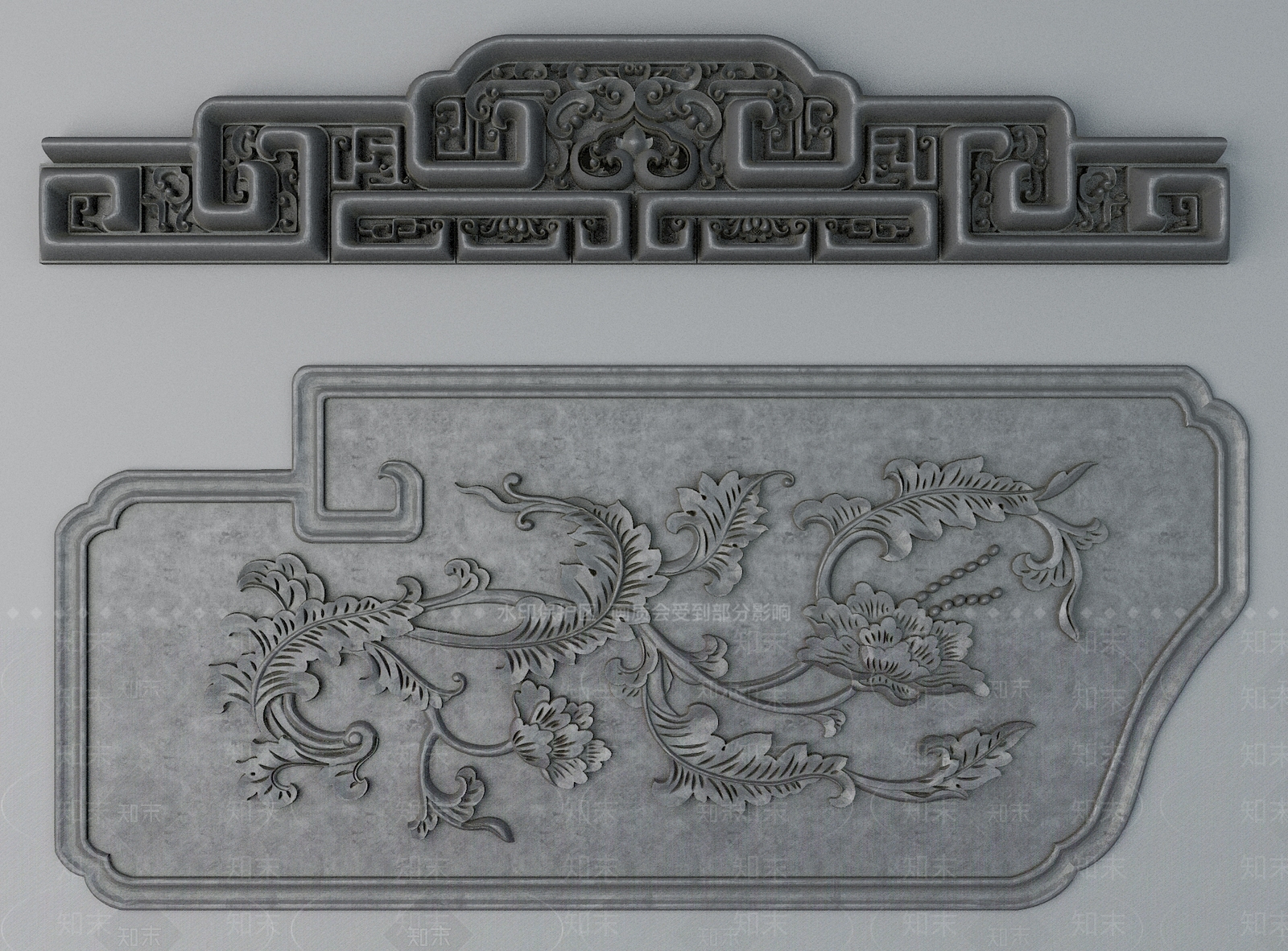 中式雕花3D模型下载【ID:1191217658】