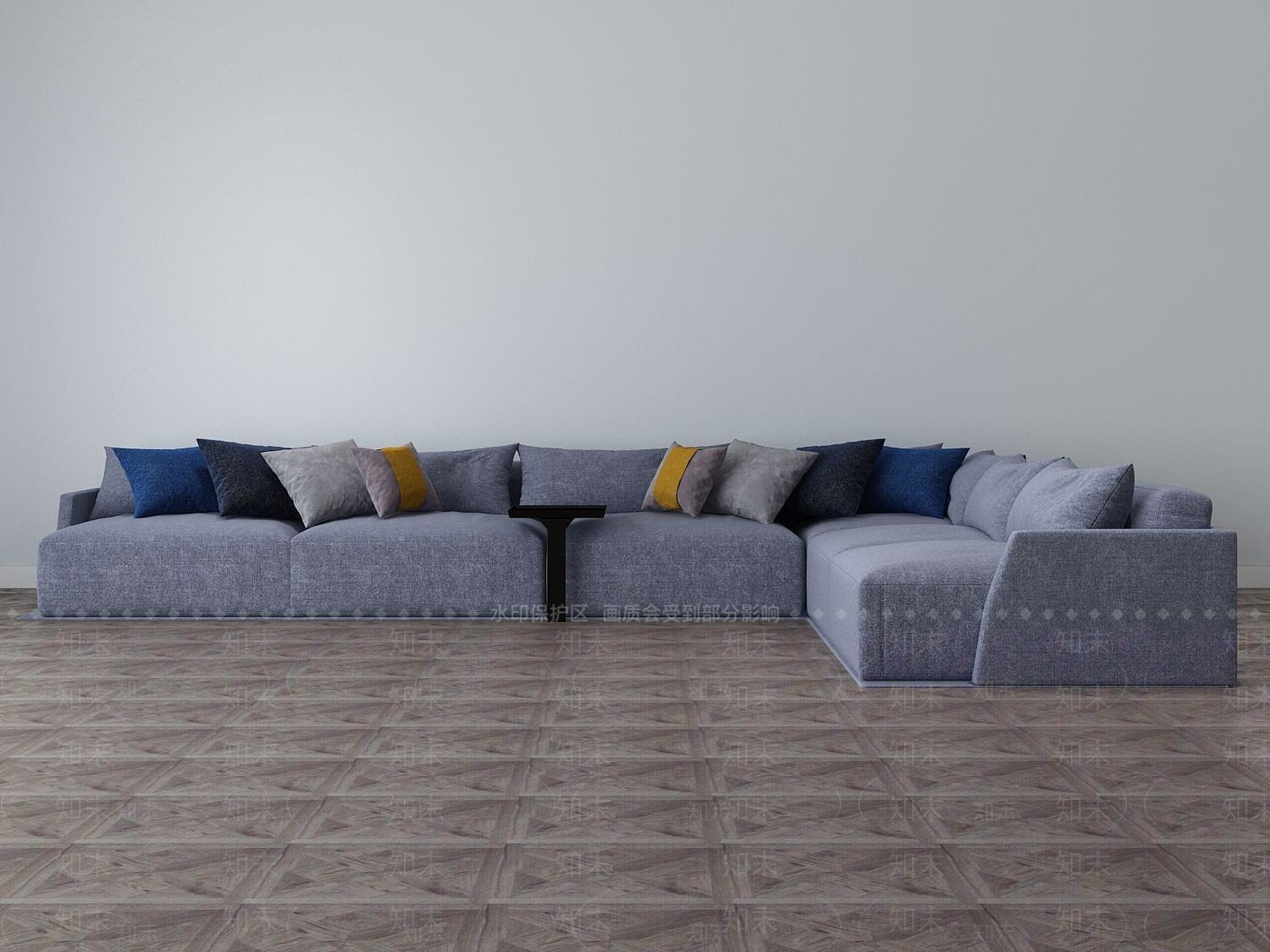 现代家具饰品组合沙发3D模型下载【ID:1191221818】