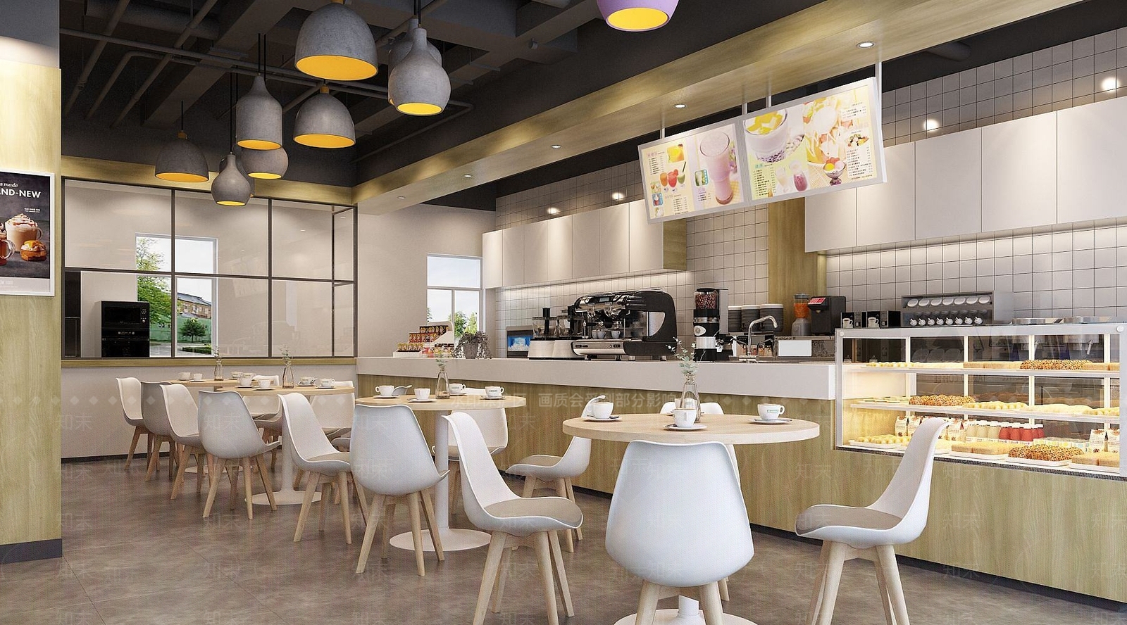 现代面包店3D模型下载【ID:1191224317】
