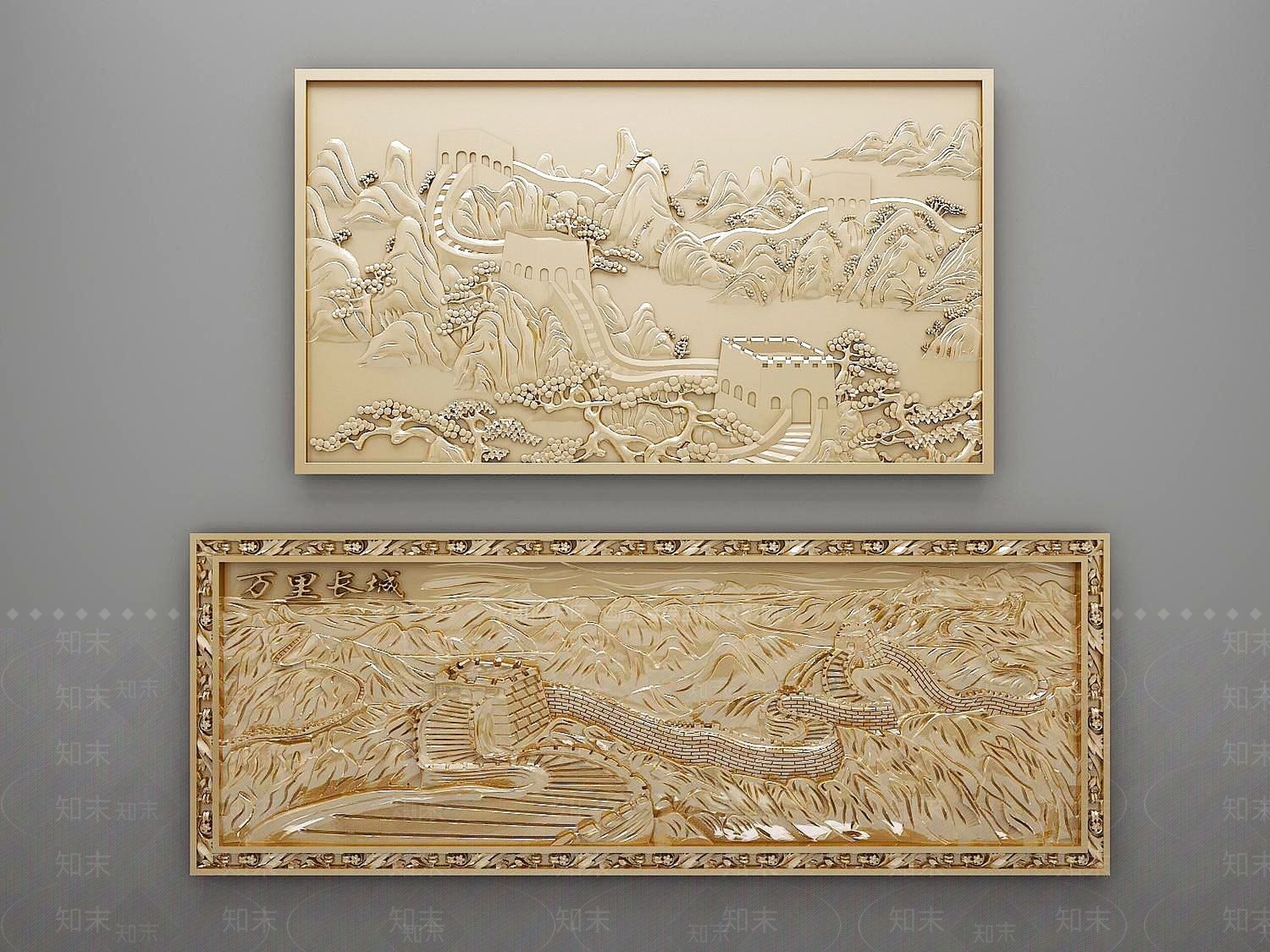 现代雕花花格3D模型下载【ID:1191226916】