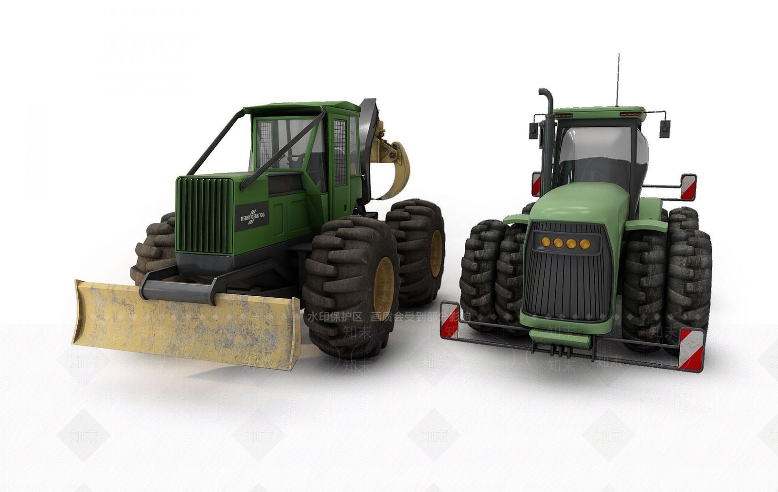 现代挖掘机3D模型下载【ID:1191230156】