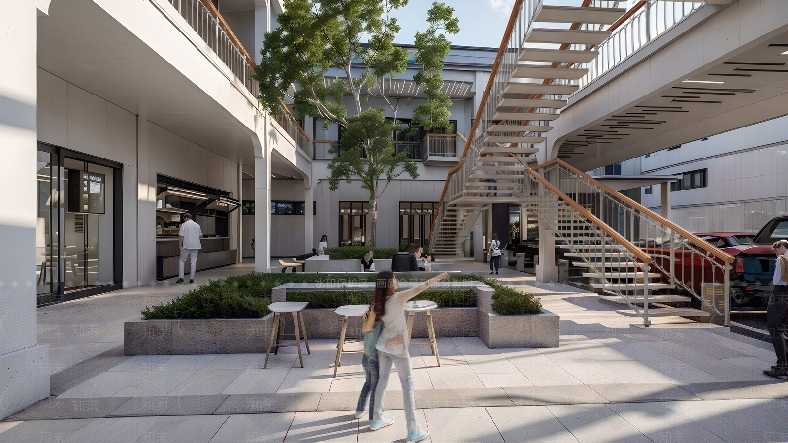 新中式小公建SU模型下载【ID:1191231562】