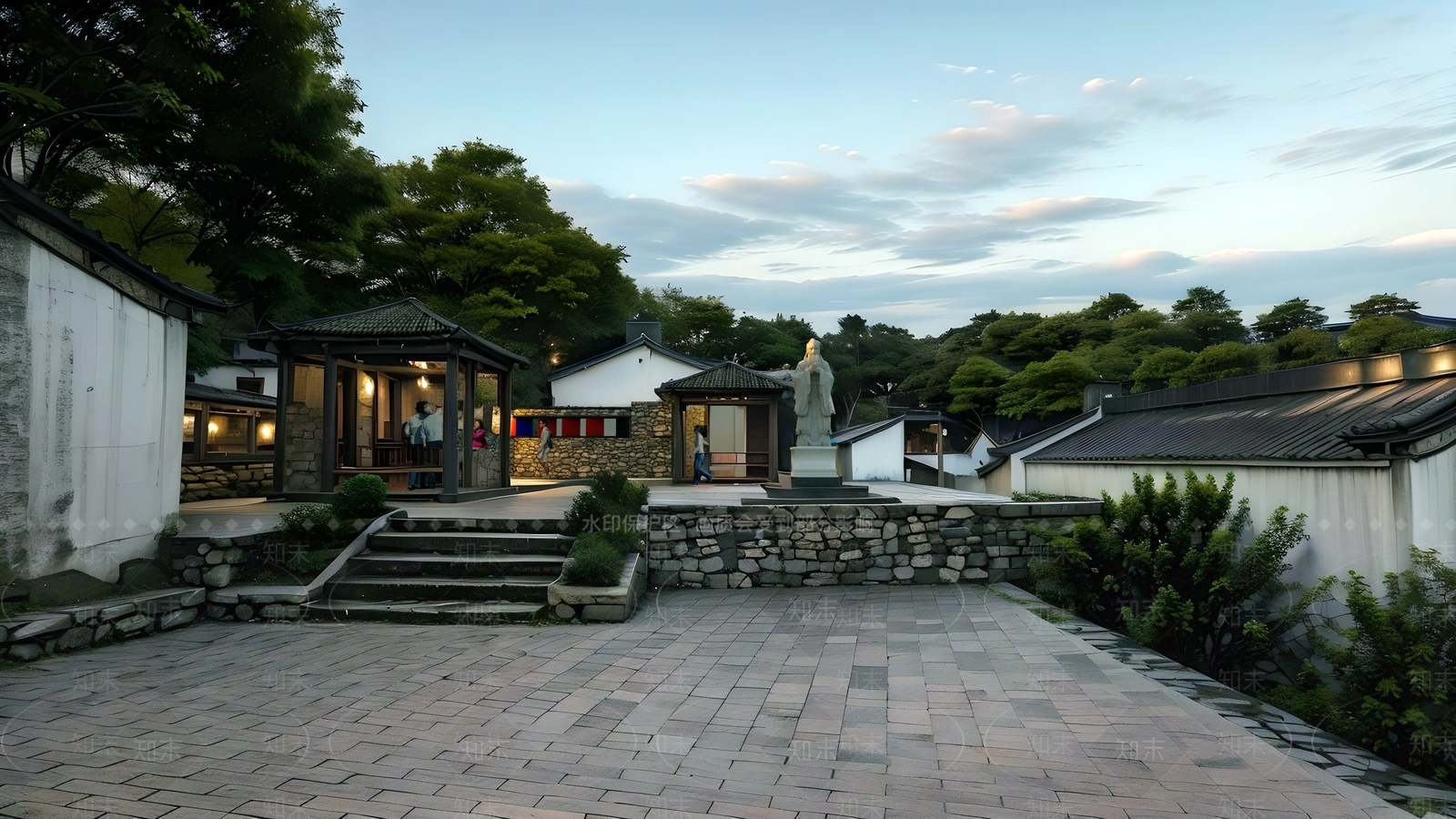 中式其他景观小建筑SU模型下载【ID:1191980365】