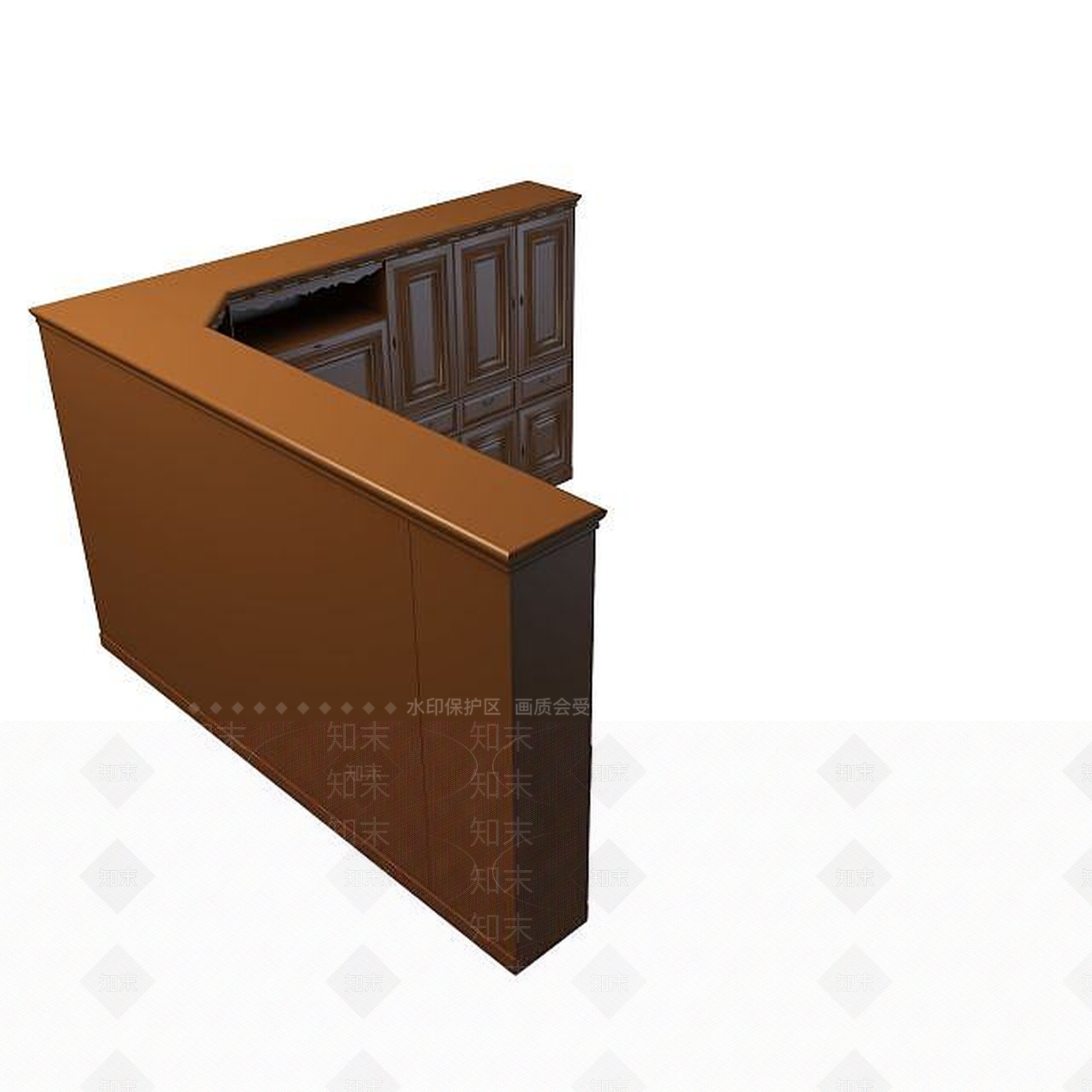 现代衣柜3D模型下载【ID:1199507541】