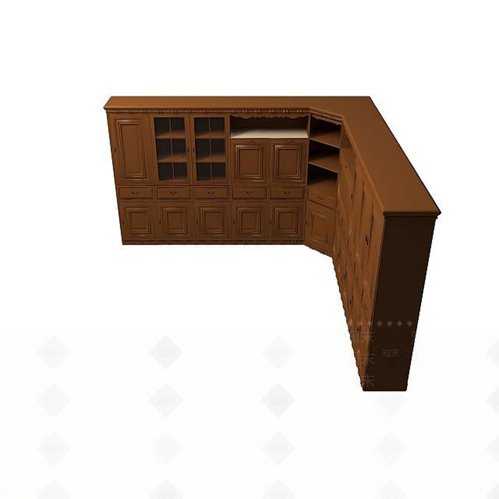 现代衣柜3D模型下载【ID:1199507541】