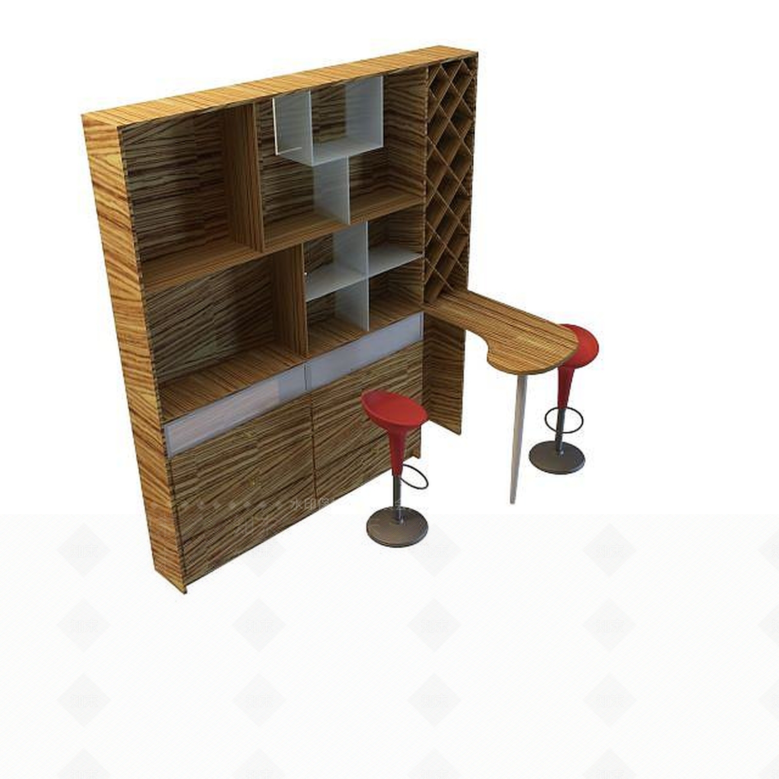 现代衣柜3D模型下载【ID:1191239473】