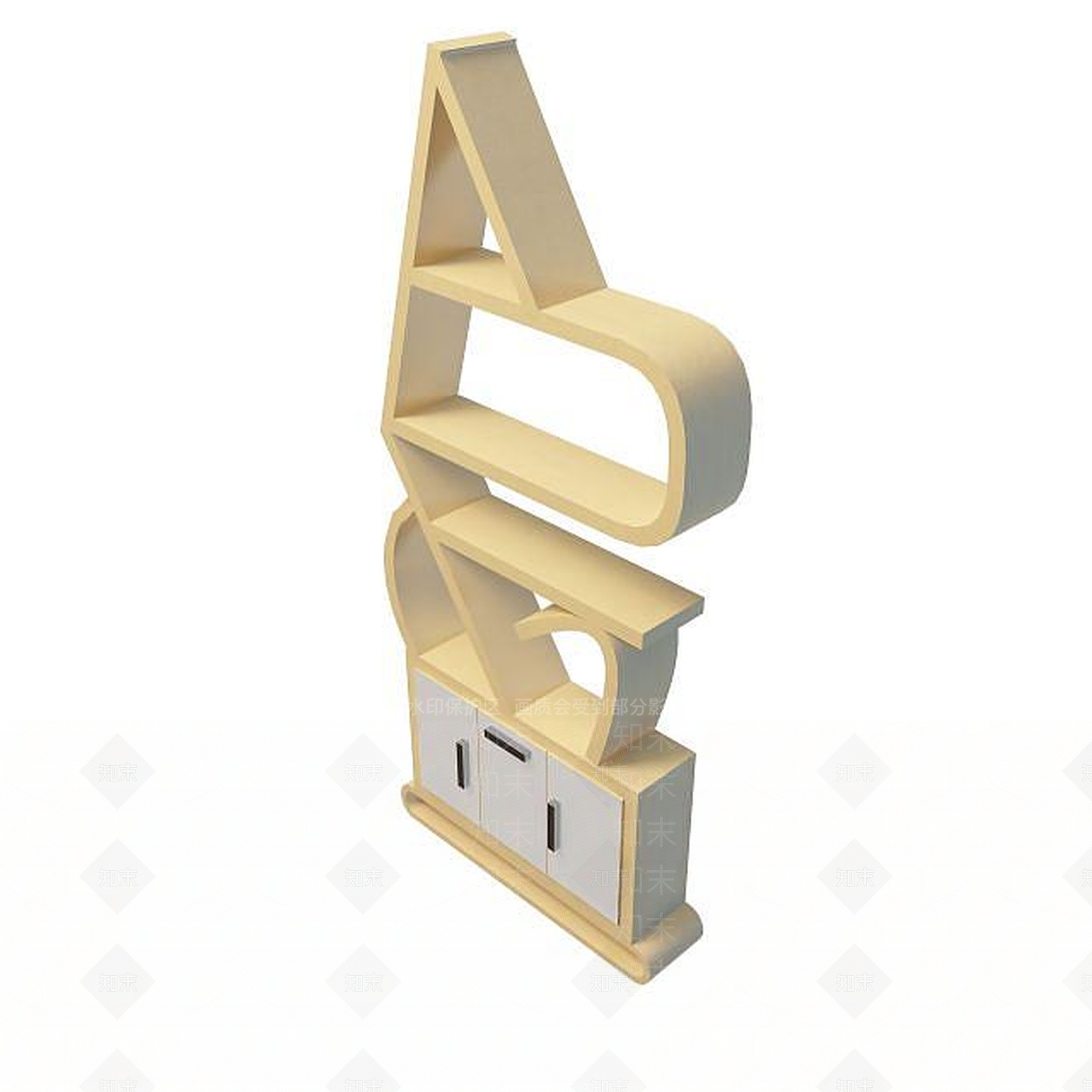 现代衣柜3D模型下载【ID:1191239888】