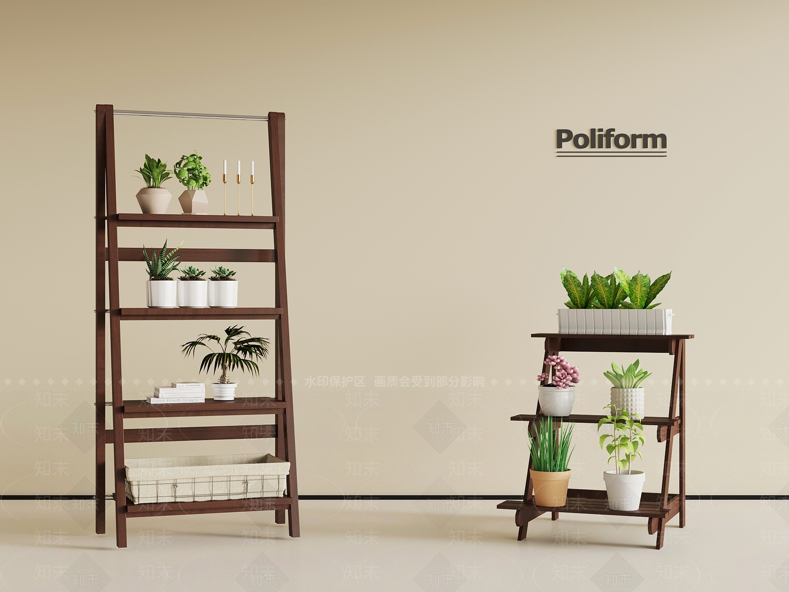 现代花架3D模型下载【ID:1191248922】