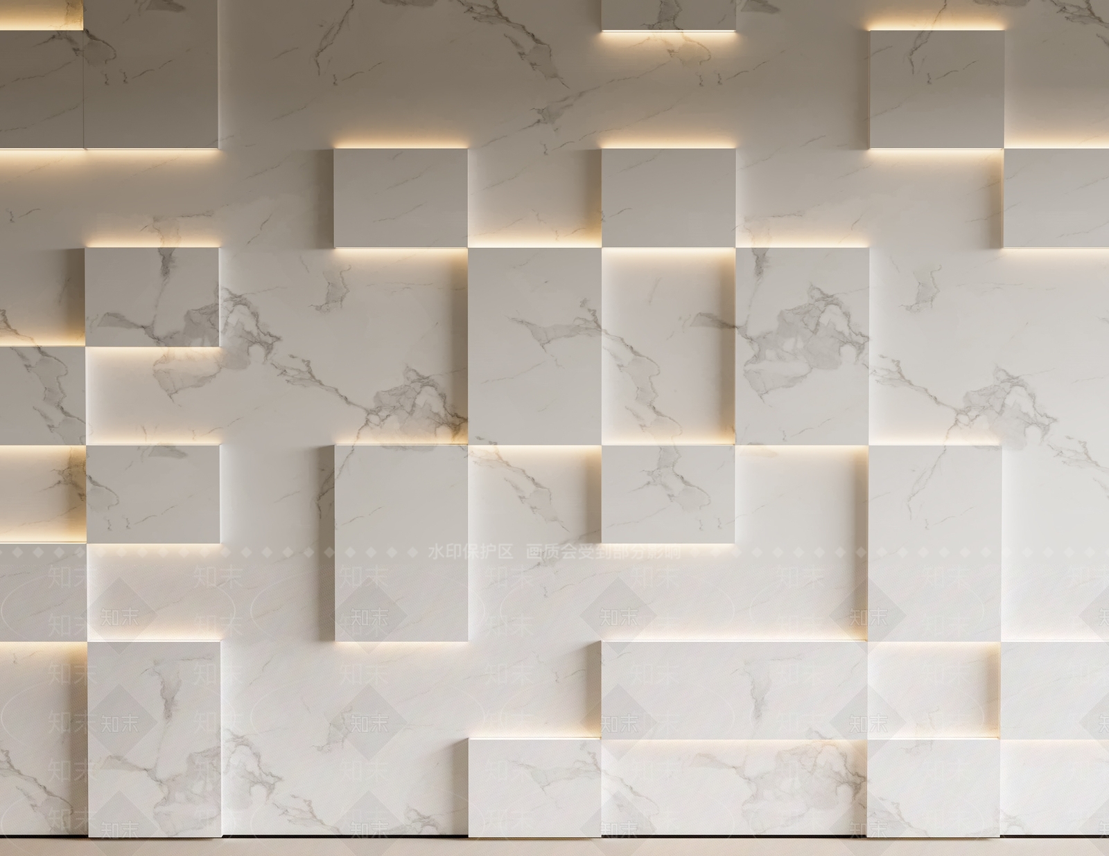 现代意式玄关背景墙3D模型下载【ID:1191253492】