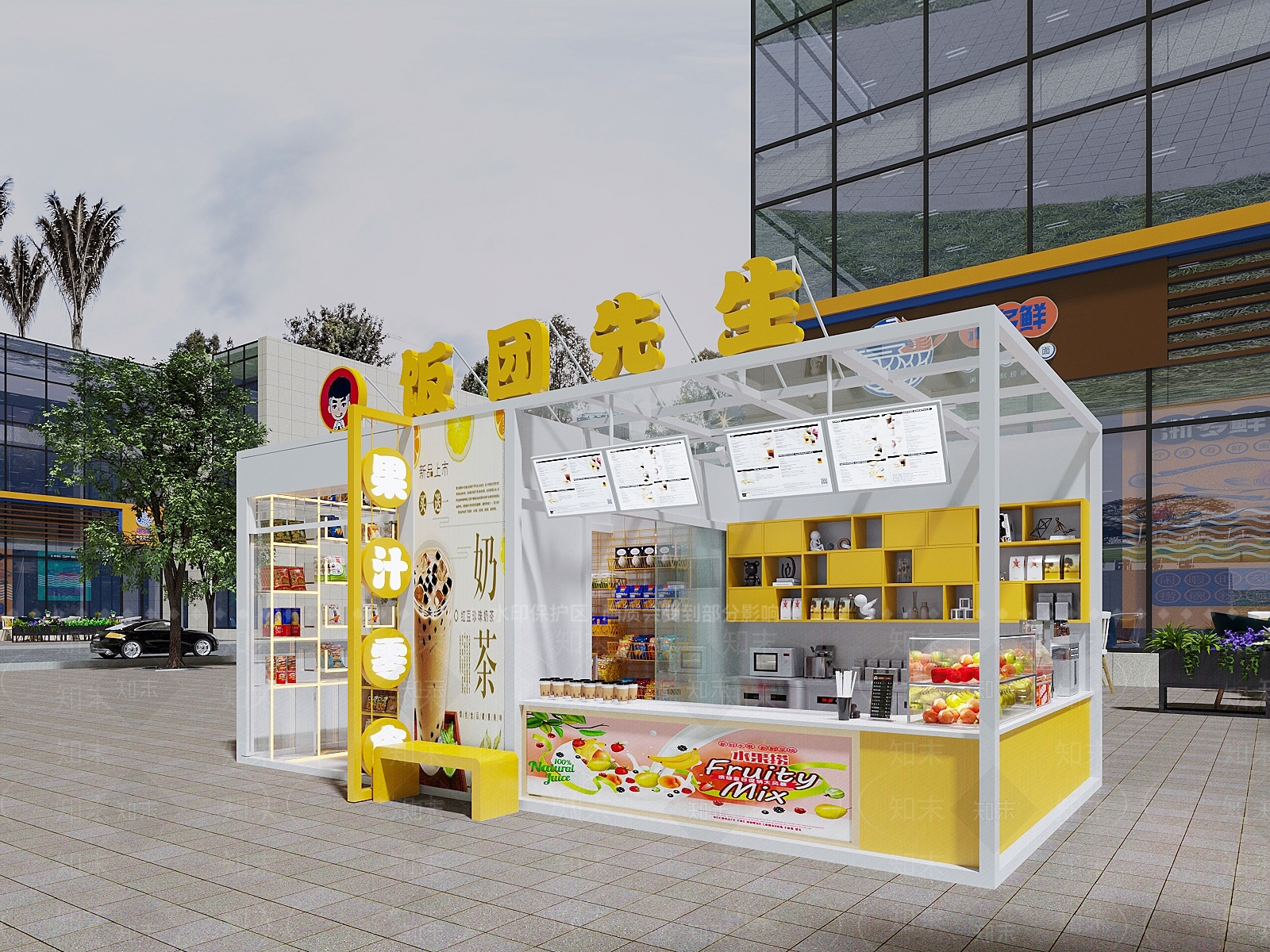 现代便利店3D模型下载【ID:1191255864】
