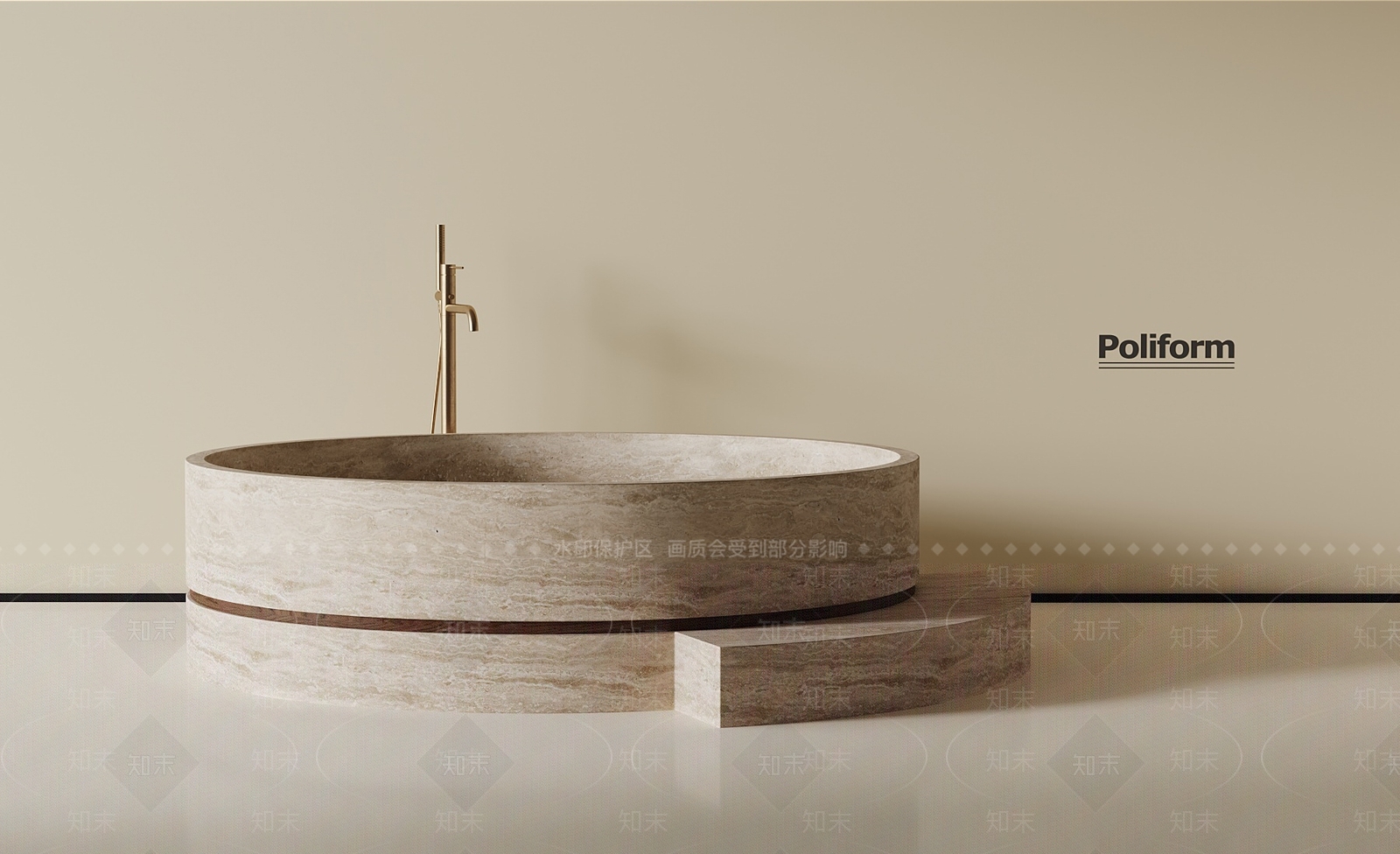 浴缸SU模型下载【ID:1191257662】