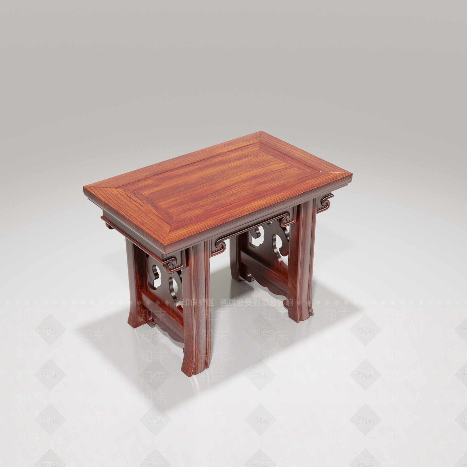 新中式中式其他凳子3D模型下载【ID:1191257645】