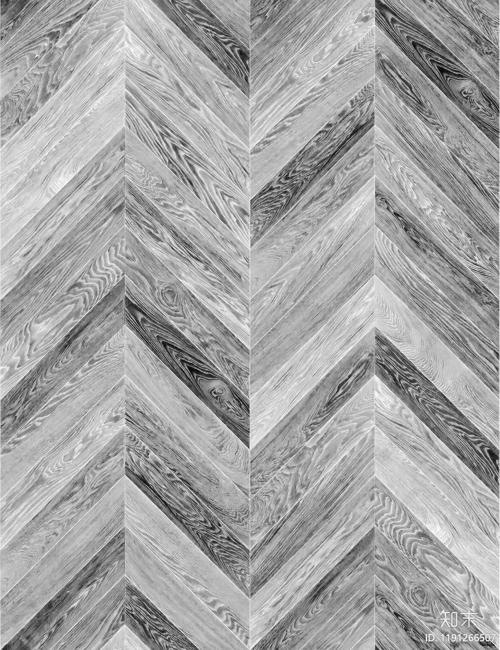 鱼骨木地板黑白凹凸贴图下载【ID:1191266507】