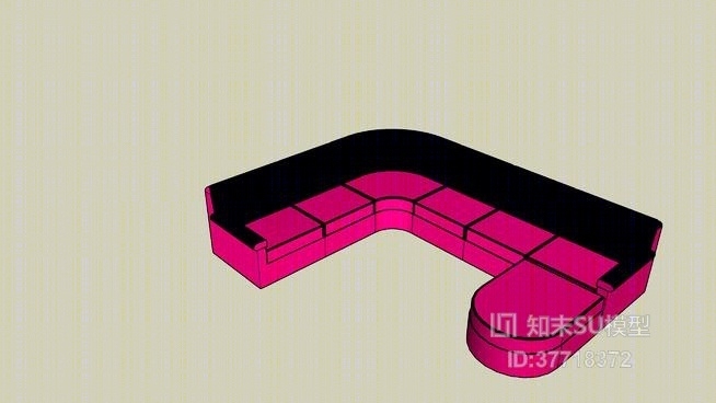 多人沙发SU模型下载【ID:37718372】