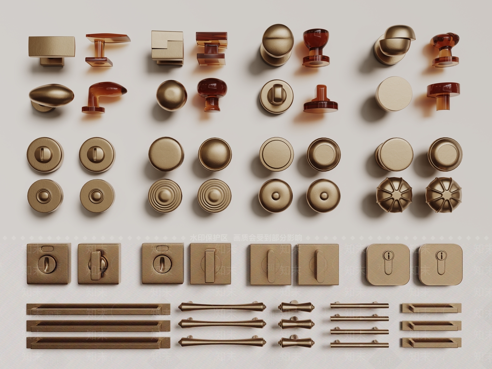 法式欧式拉手SU模型下载【ID:1191272272】