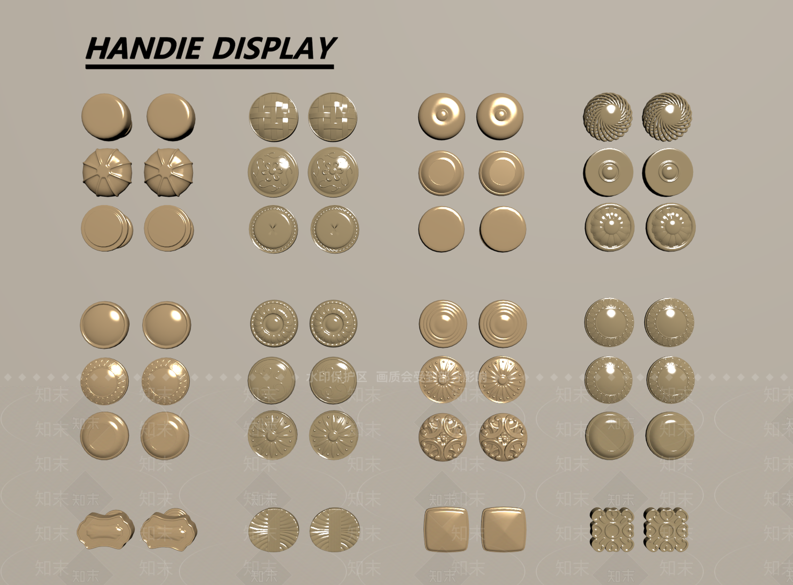 法式欧式拉手SU模型下载【ID:1191272275】