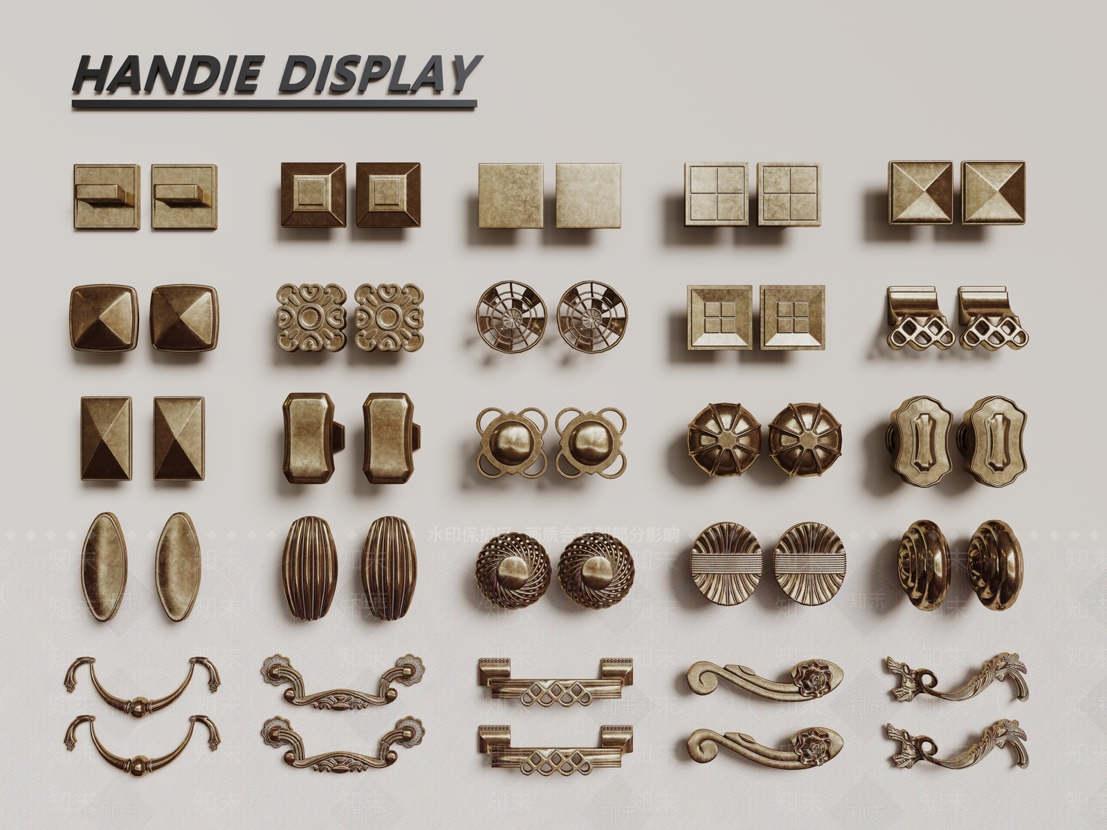 法式欧式拉手SU模型下载【ID:1191272279】