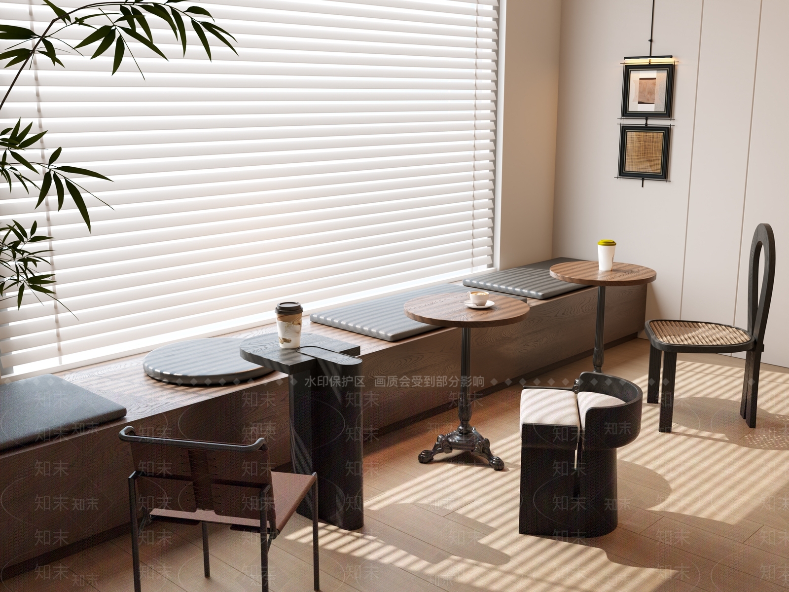 现代中古卡座沙发SU模型下载【ID:1191274495】