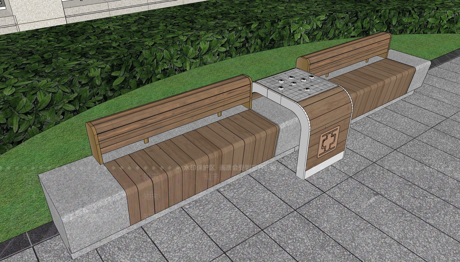 现代住宅景观3D模型下载【ID:1191286110】