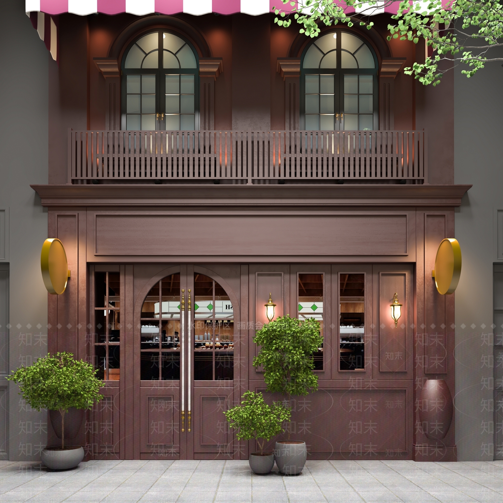 新中式美式其他商业空间3D模型下载【ID:1191285395】