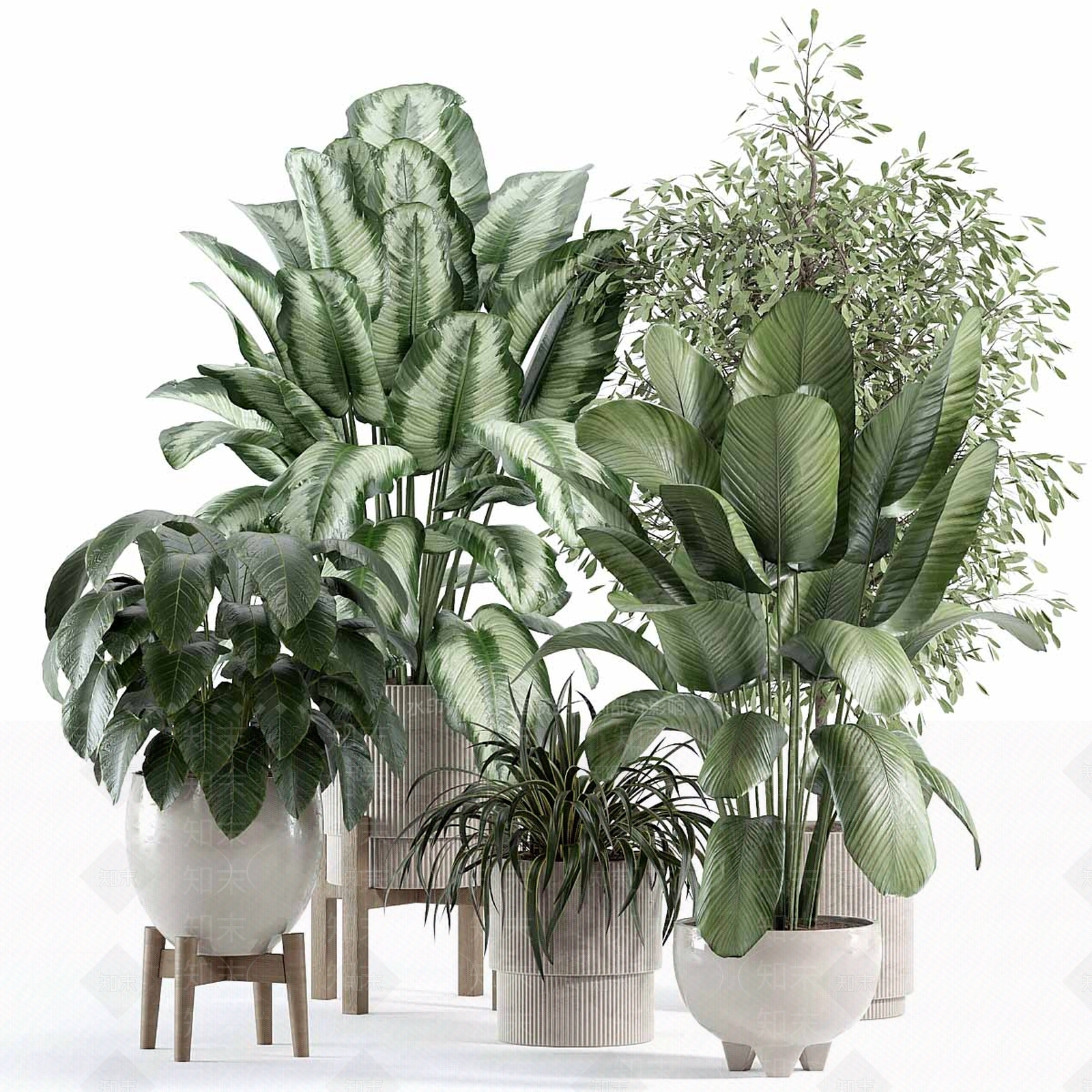 盆栽3D模型下载【ID:1191287656】