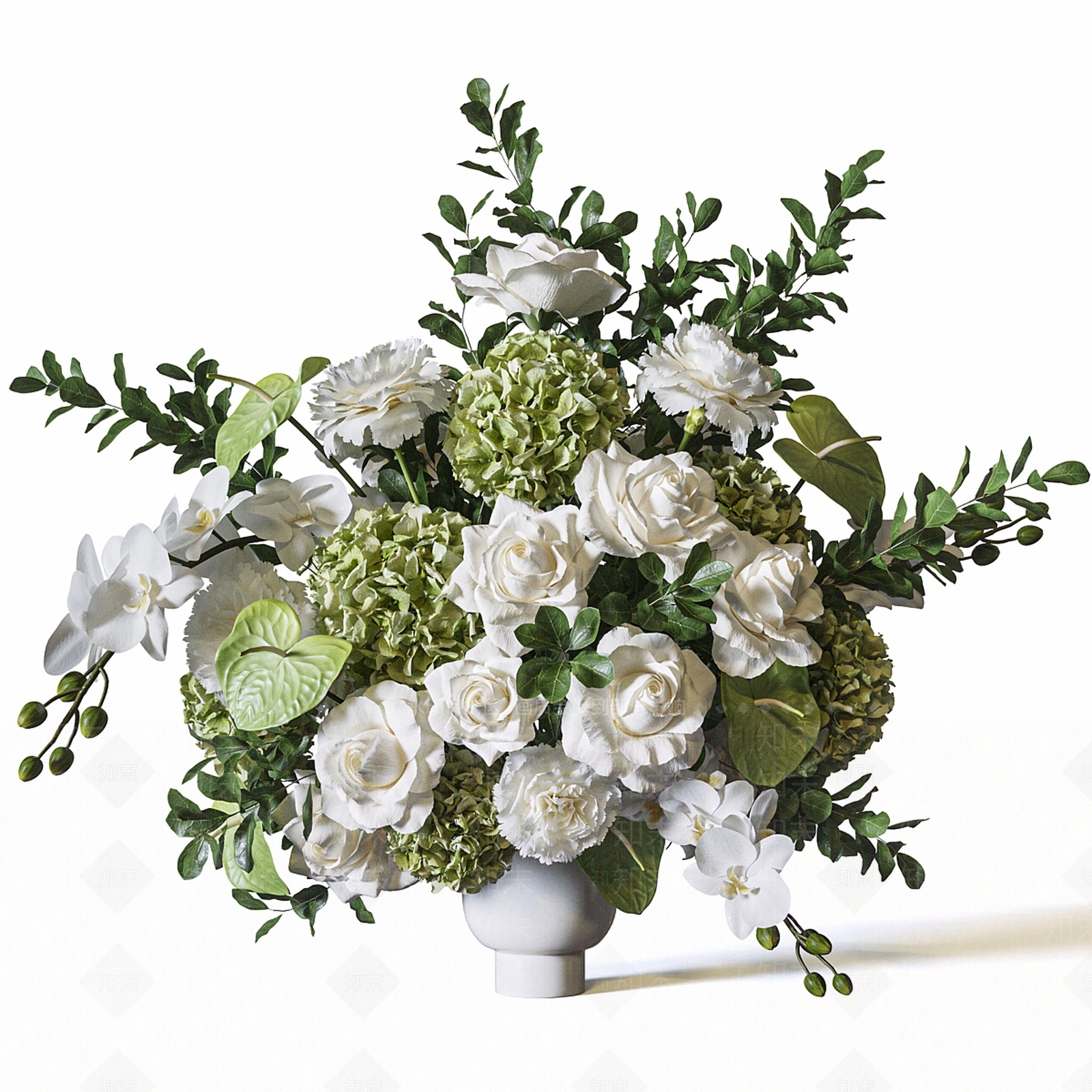 现代花艺SU模型下载【ID:1191287935】