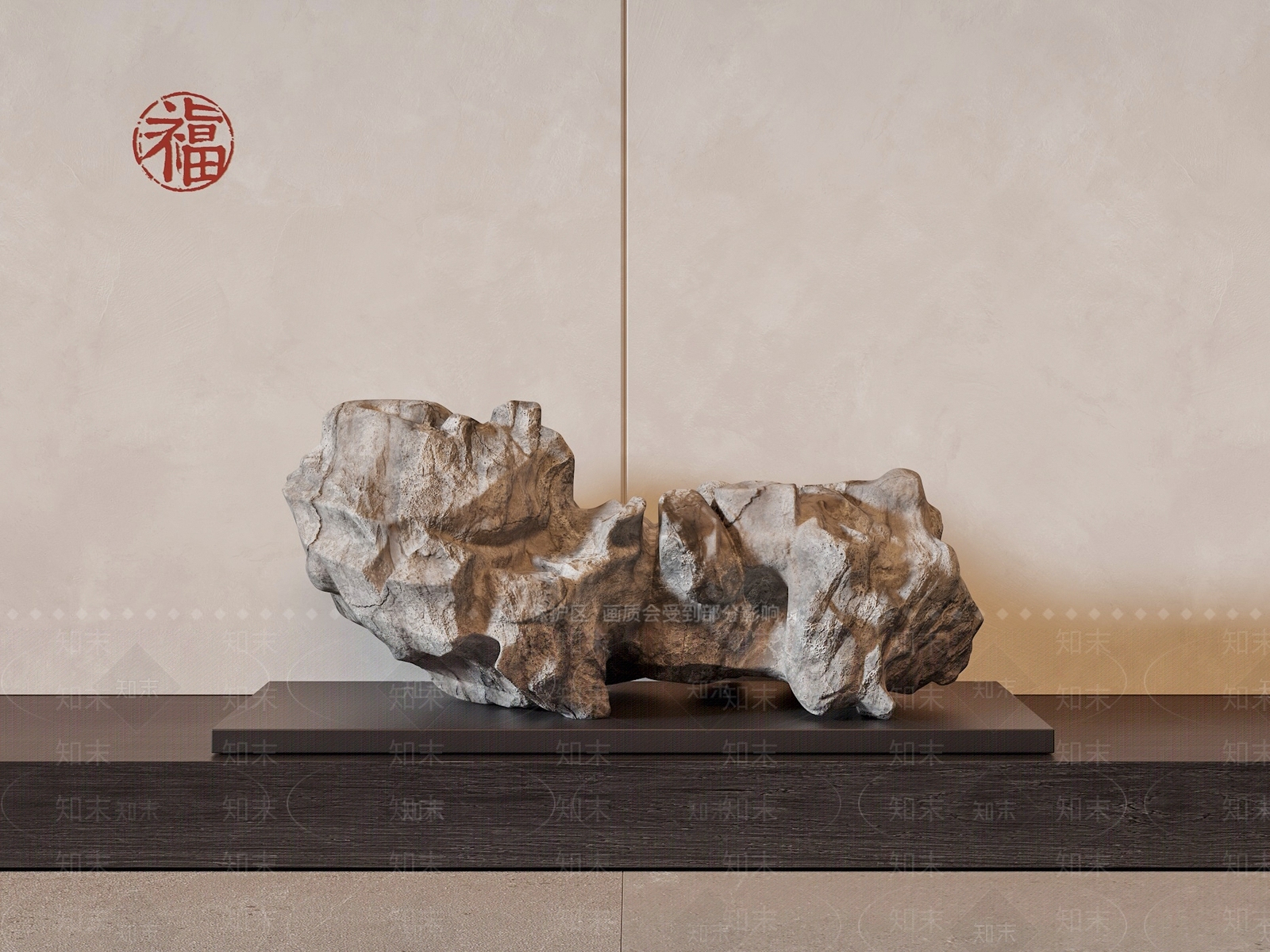 中古新中式雕塑摆件3D模型下载【ID:1191289241】