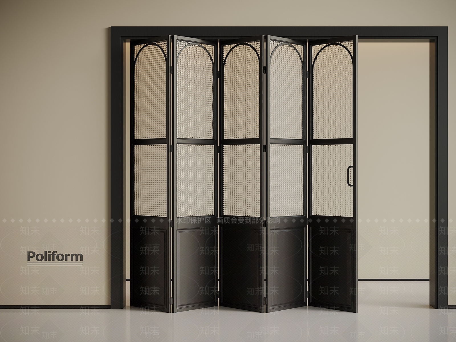 中古折叠门3D模型下载【ID:1191290912】