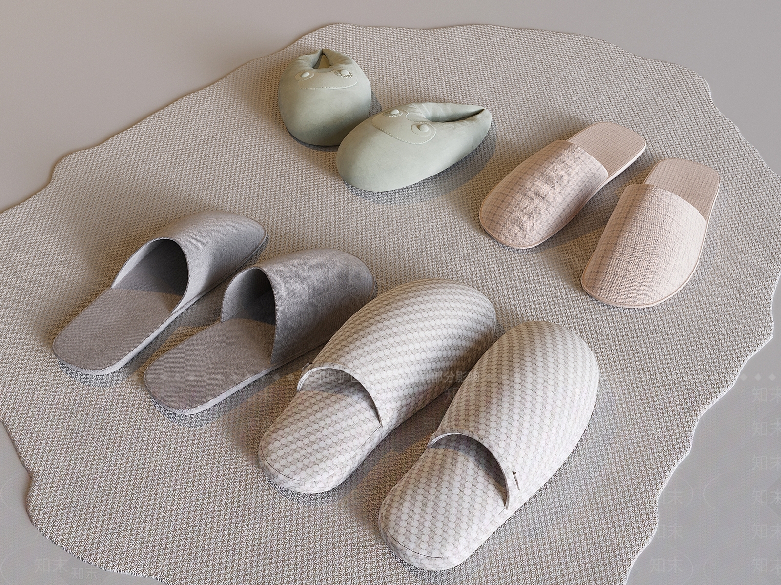 鞋子SU模型下载【ID:1191292043】